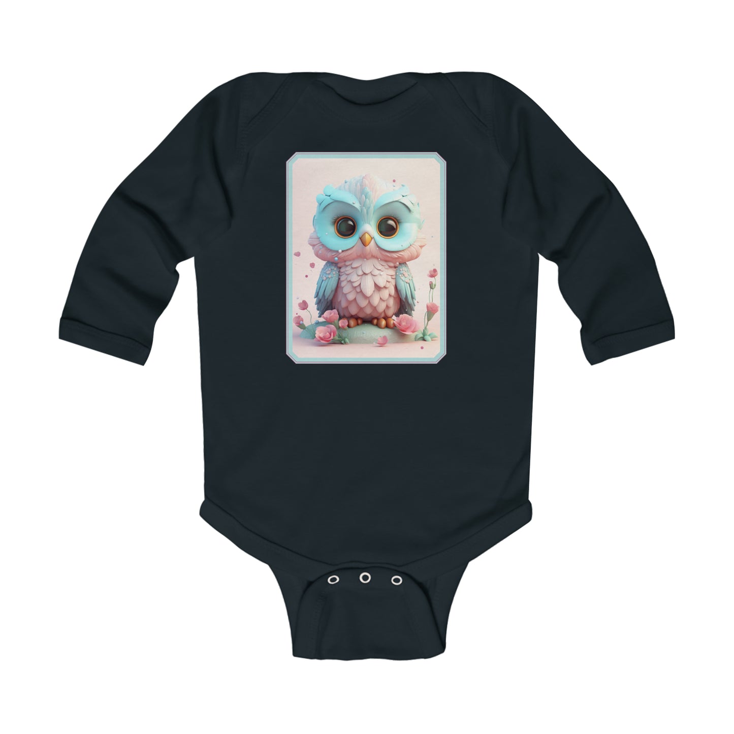 Infant Long Sleeve Bodysuit Owl 4