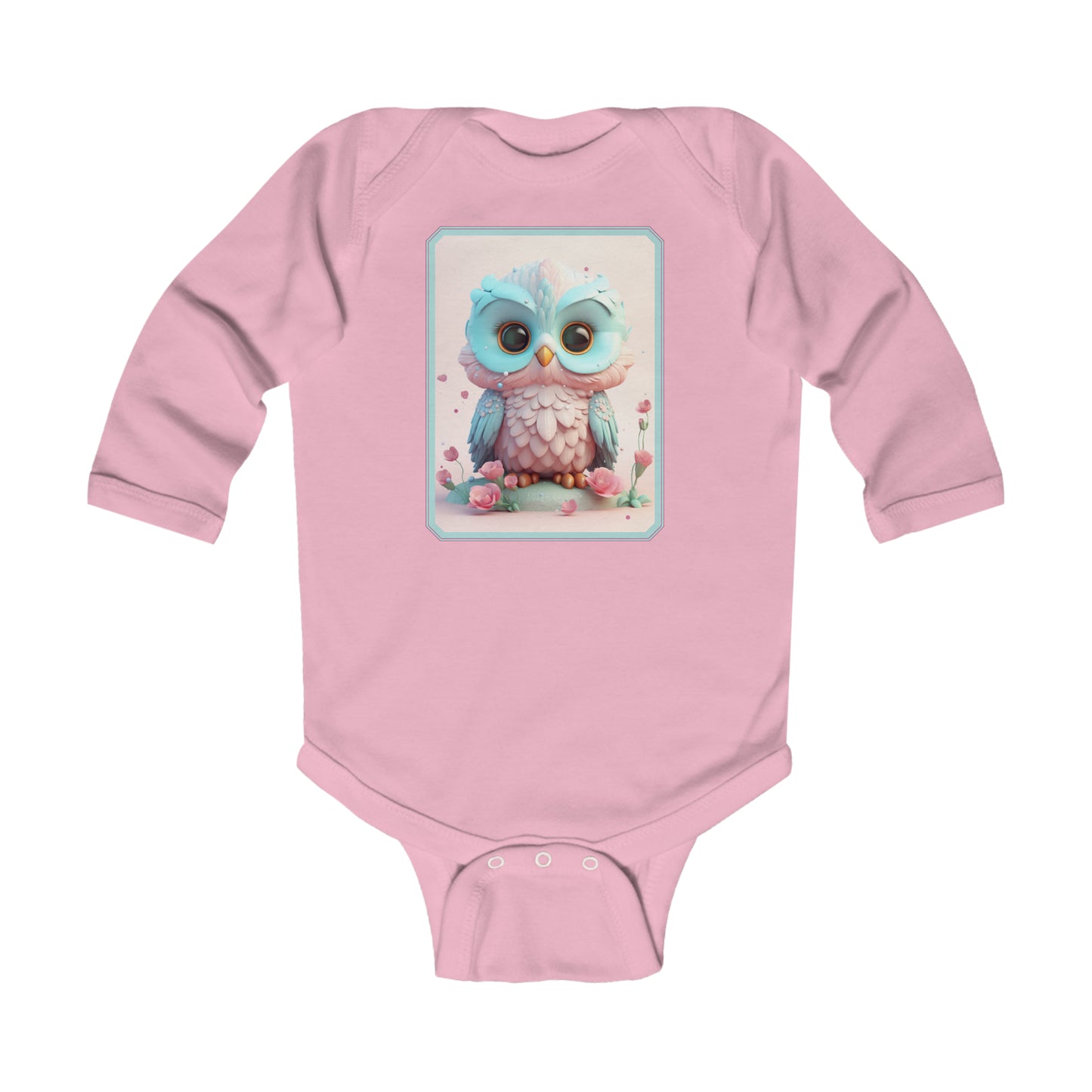 Infant Long Sleeve Bodysuit Owl 4