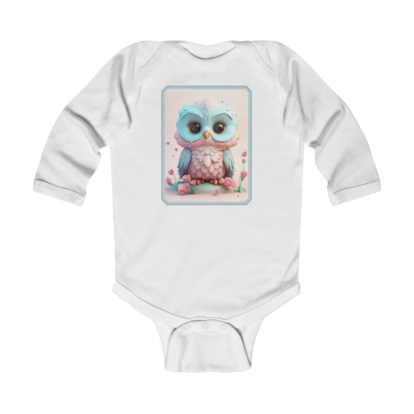 Infant Long Sleeve Bodysuit Owl 4