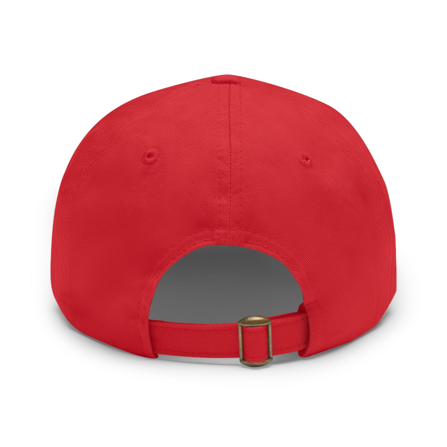 Dad Hat with Leather Patch (Round) Fleetus