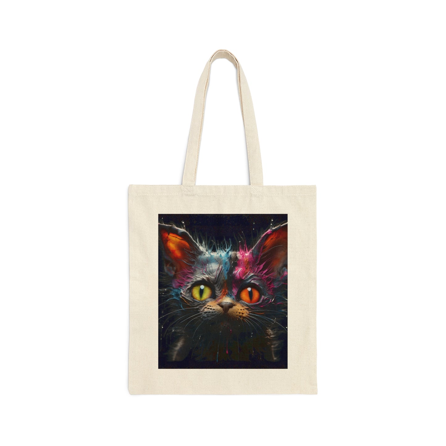 Zombie Kittens Cotton Canvas Tote Bag