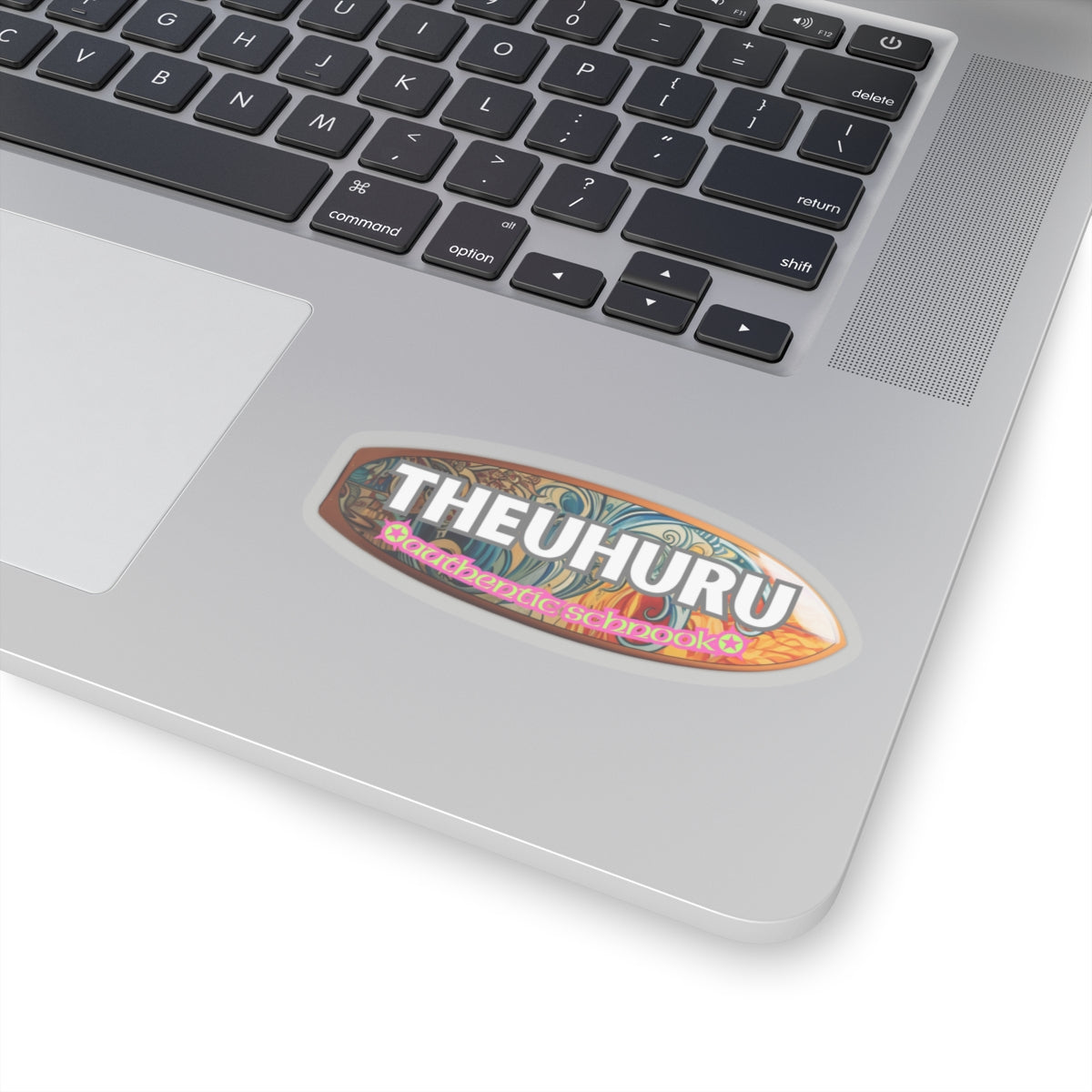 TheUhuru Schnook Surfboard Kiss-Cut Sticker