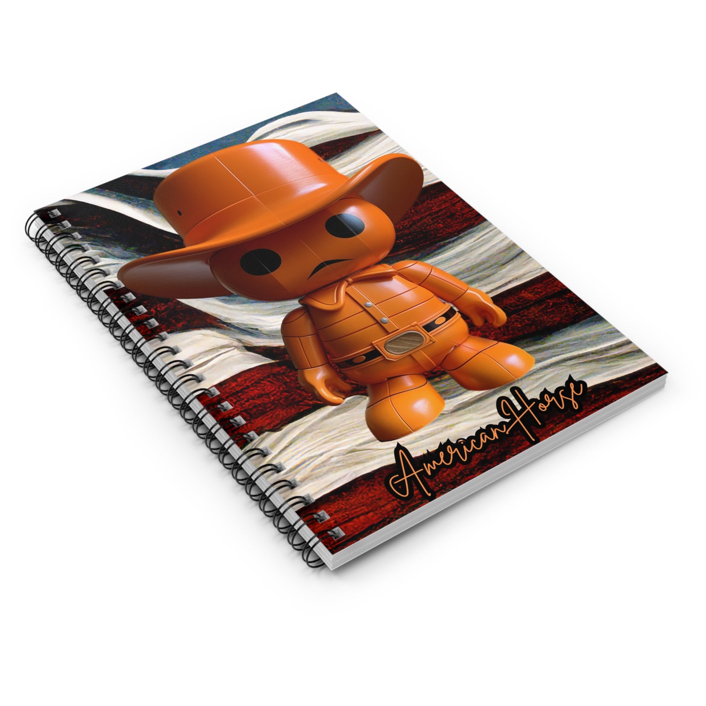 American Horse Spiral Notebook - Ruled Line