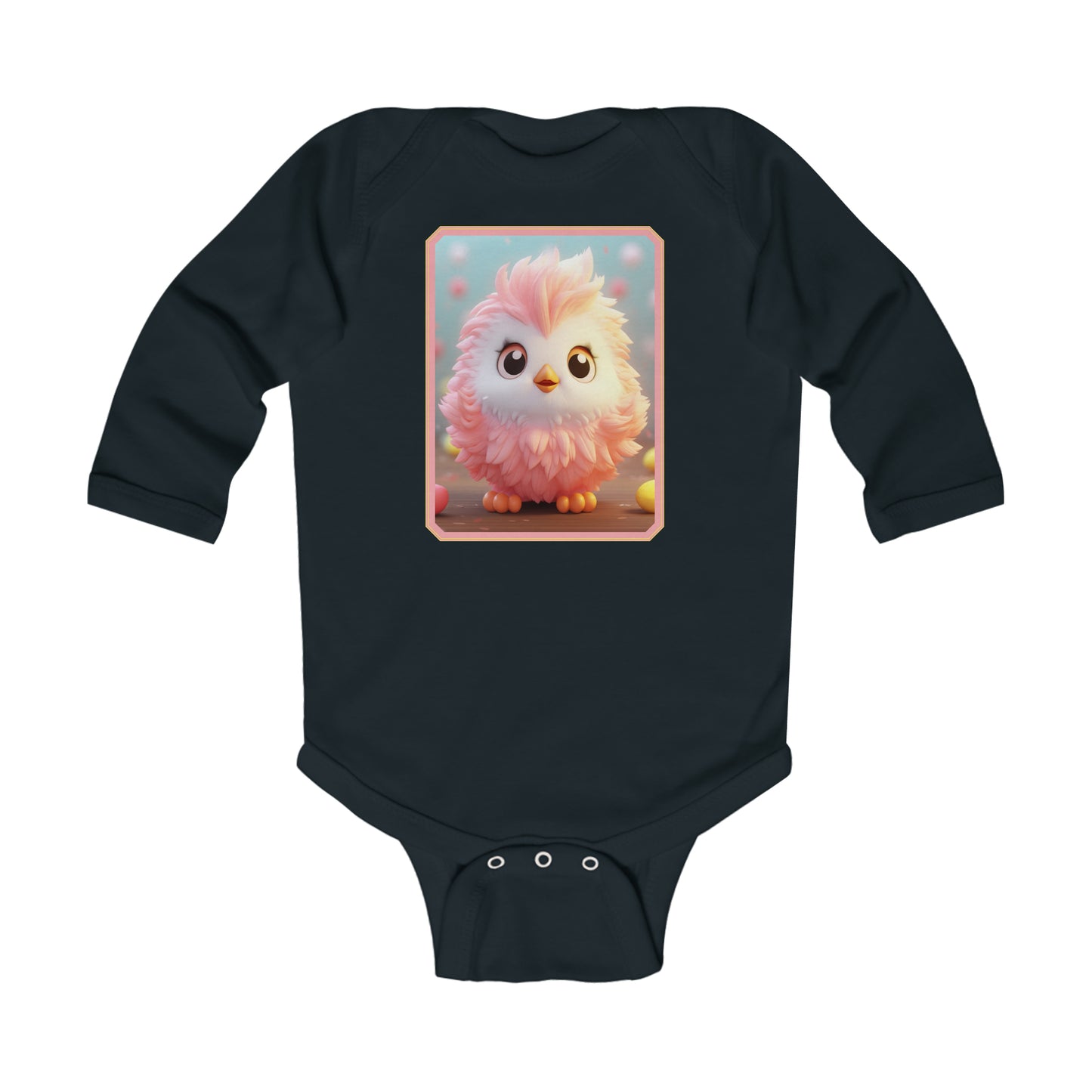 Infant Long Sleeve Bodysuit Chicken 2