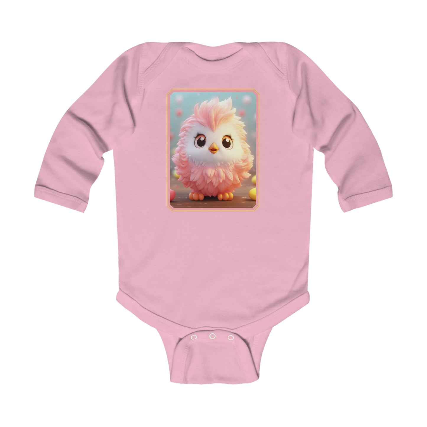 Infant Long Sleeve Bodysuit Chicken 2