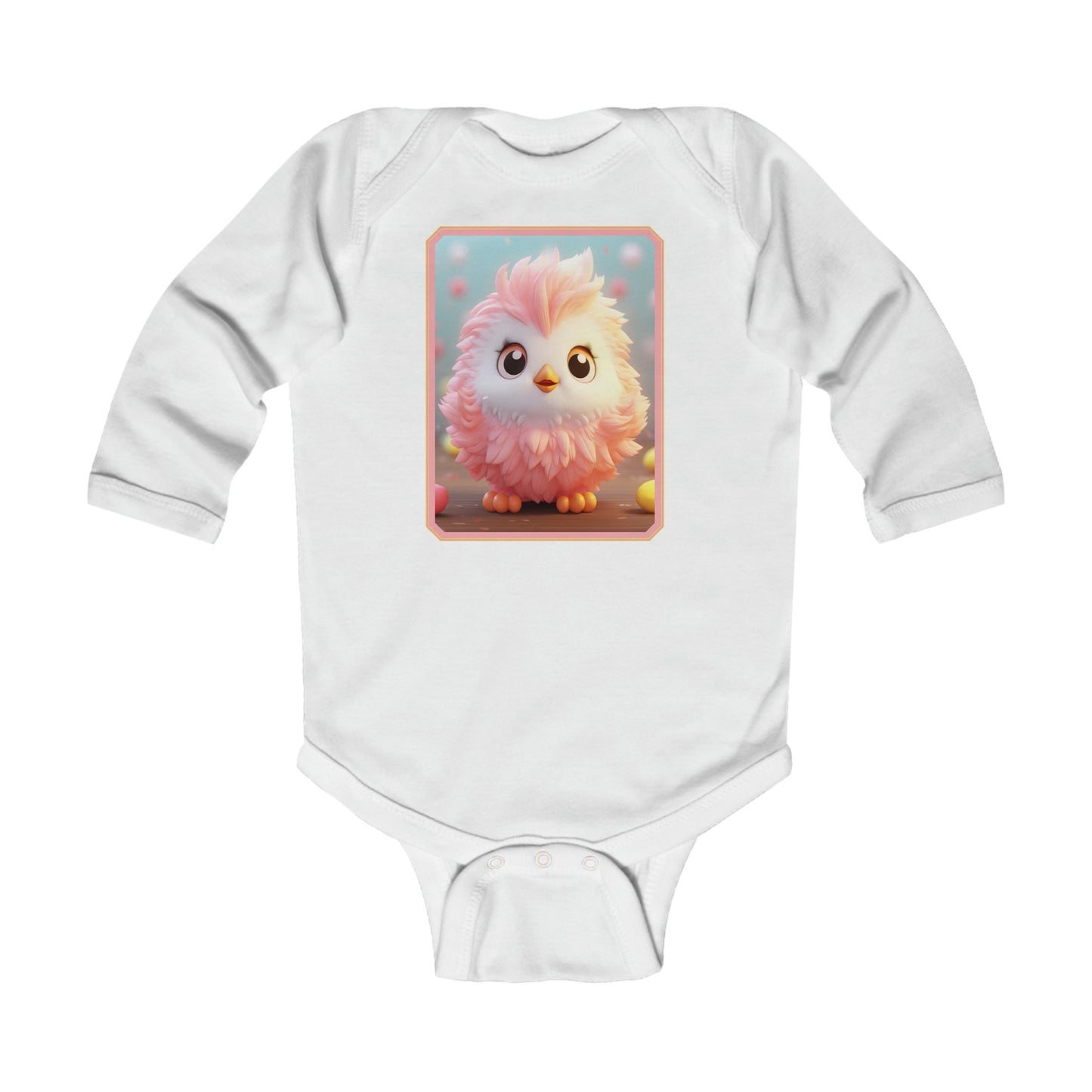 Infant Long Sleeve Bodysuit Chicken 2