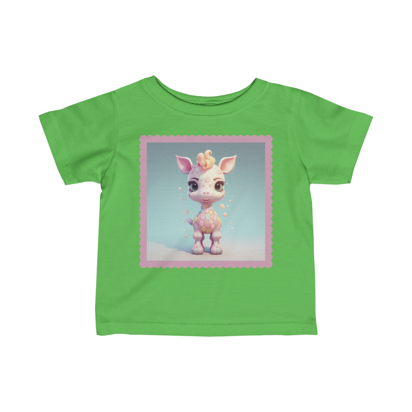 Camiseta Infantil Punto Fino Jirafa