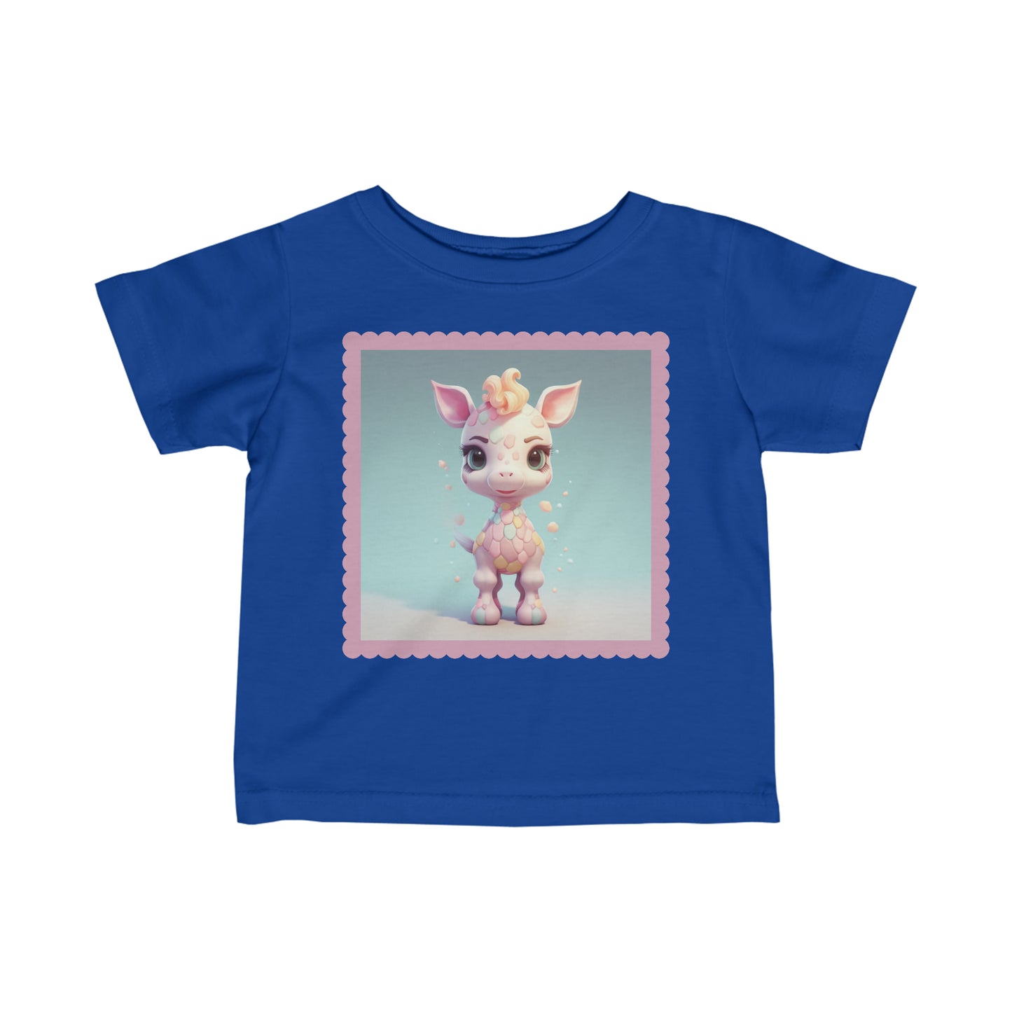 Camiseta Infantil Punto Fino Jirafa