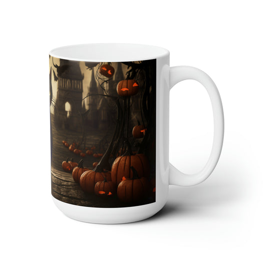 Ceramic Mug 15oz Halloween Black Cat 1