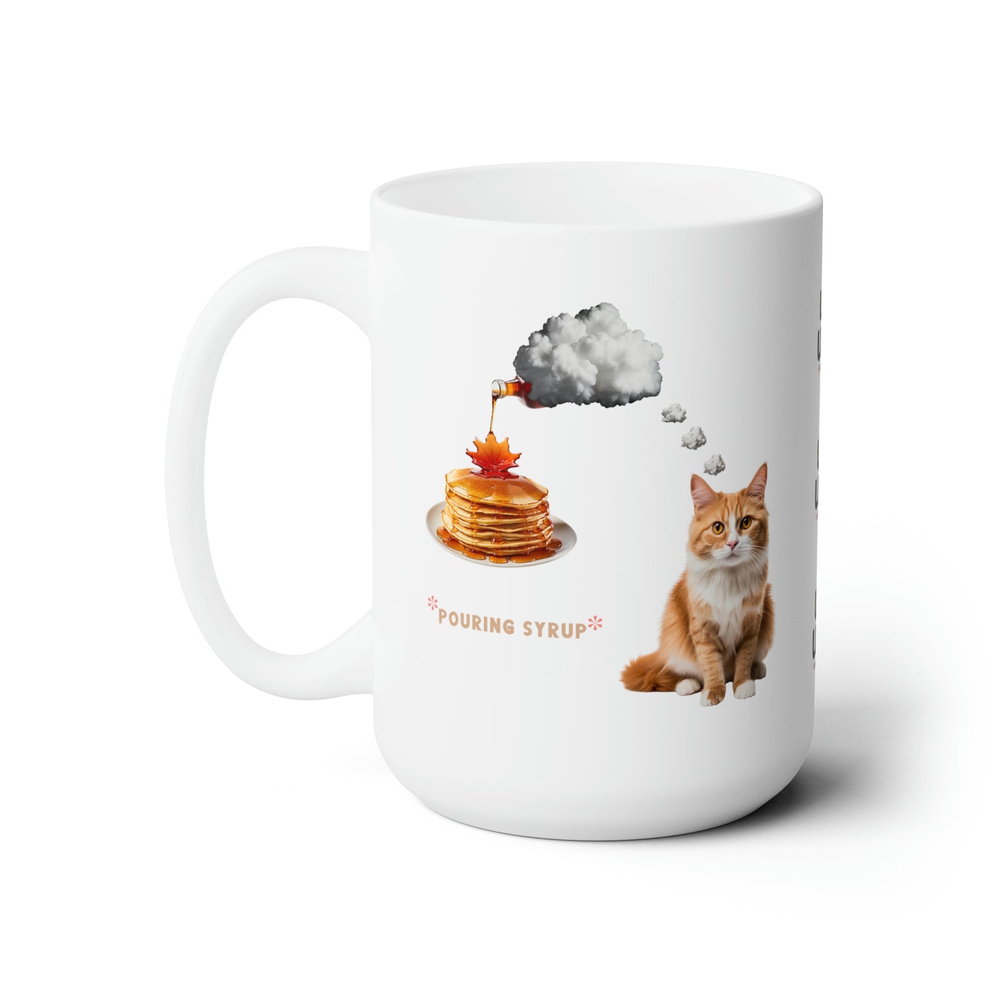 blows up pancakes with Mind Ceramic Mug 15oz