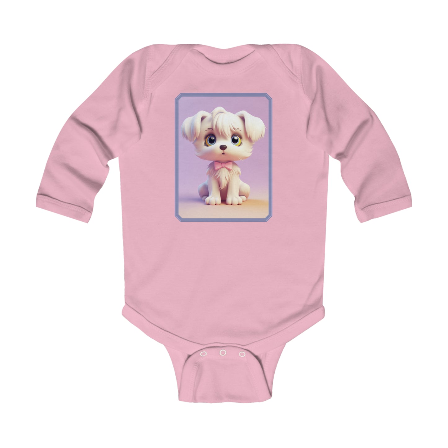 Infant Long Sleeve Bodysuit Dog 4