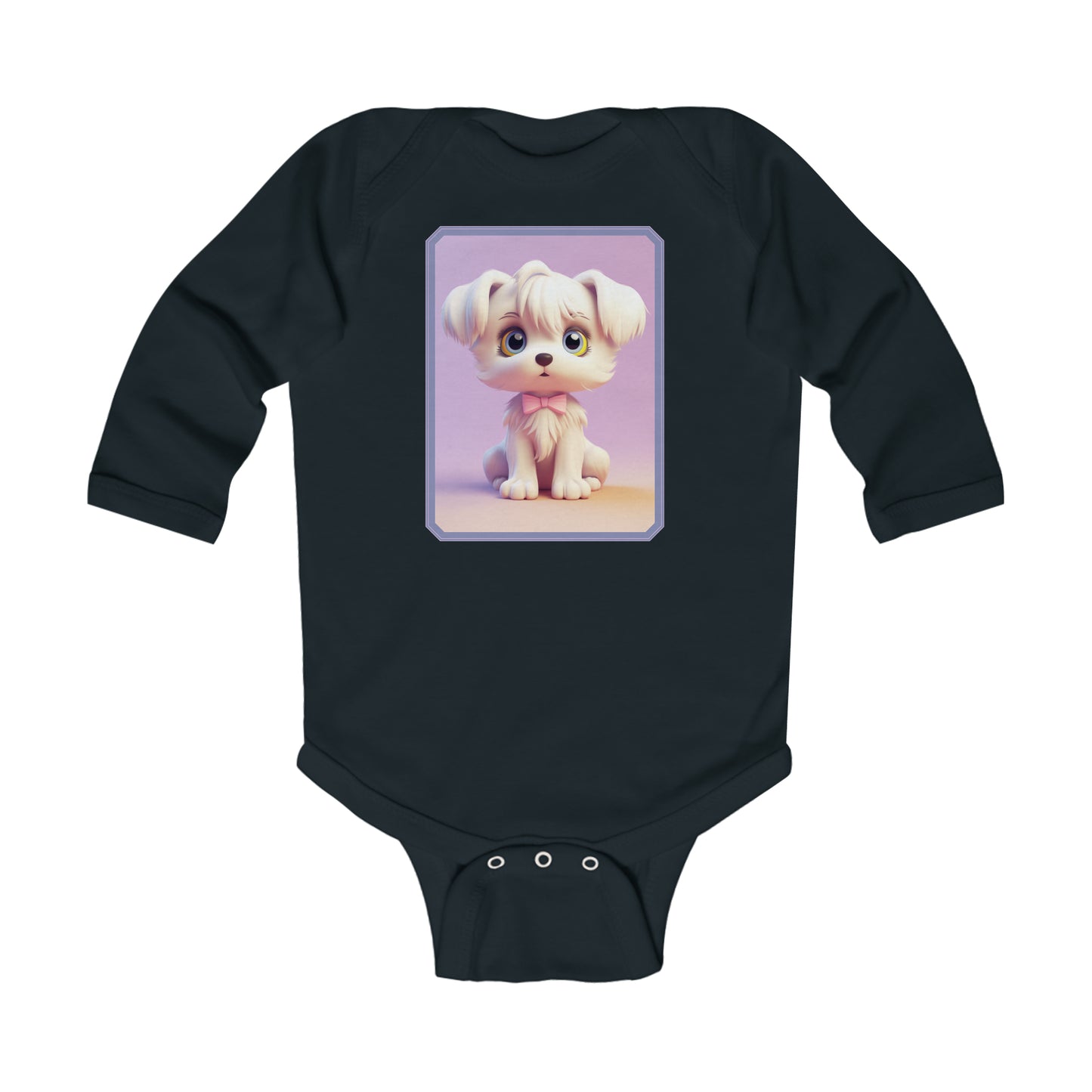 Infant Long Sleeve Bodysuit Dog 4