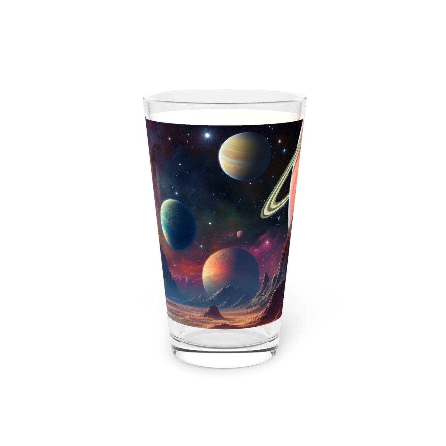 Pint Glass, 16oz Space Out