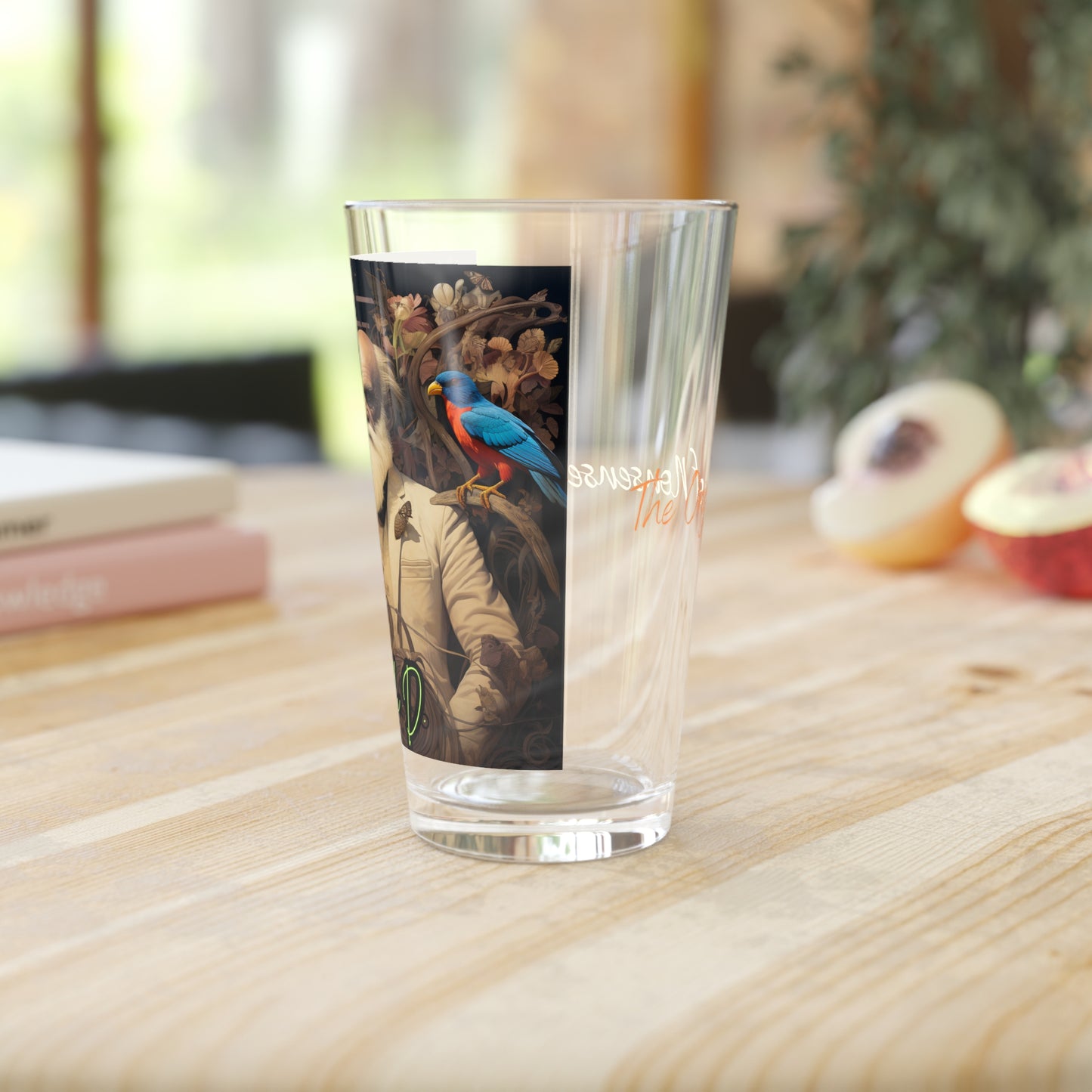 Charles Darwin Pint Glass, 16oz