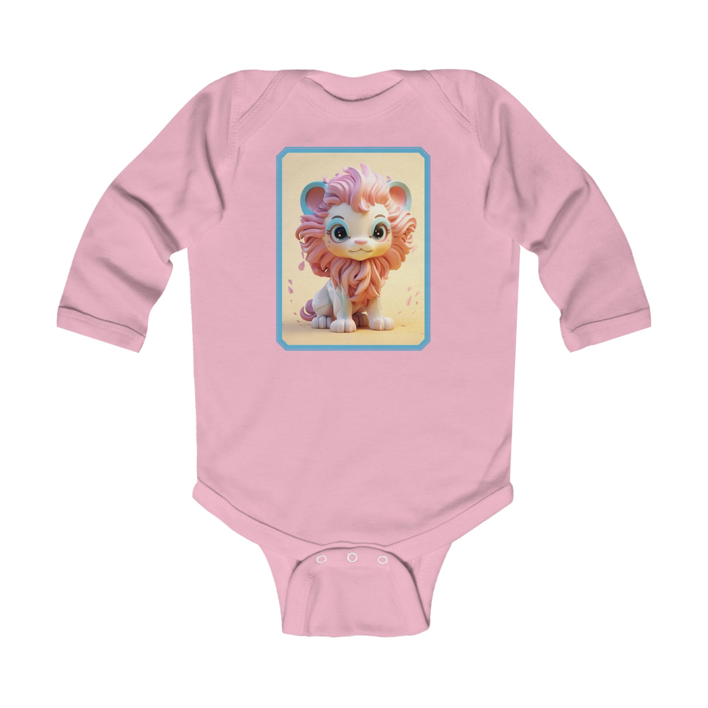 Infant Long Sleeve Bodysuit Lion 3