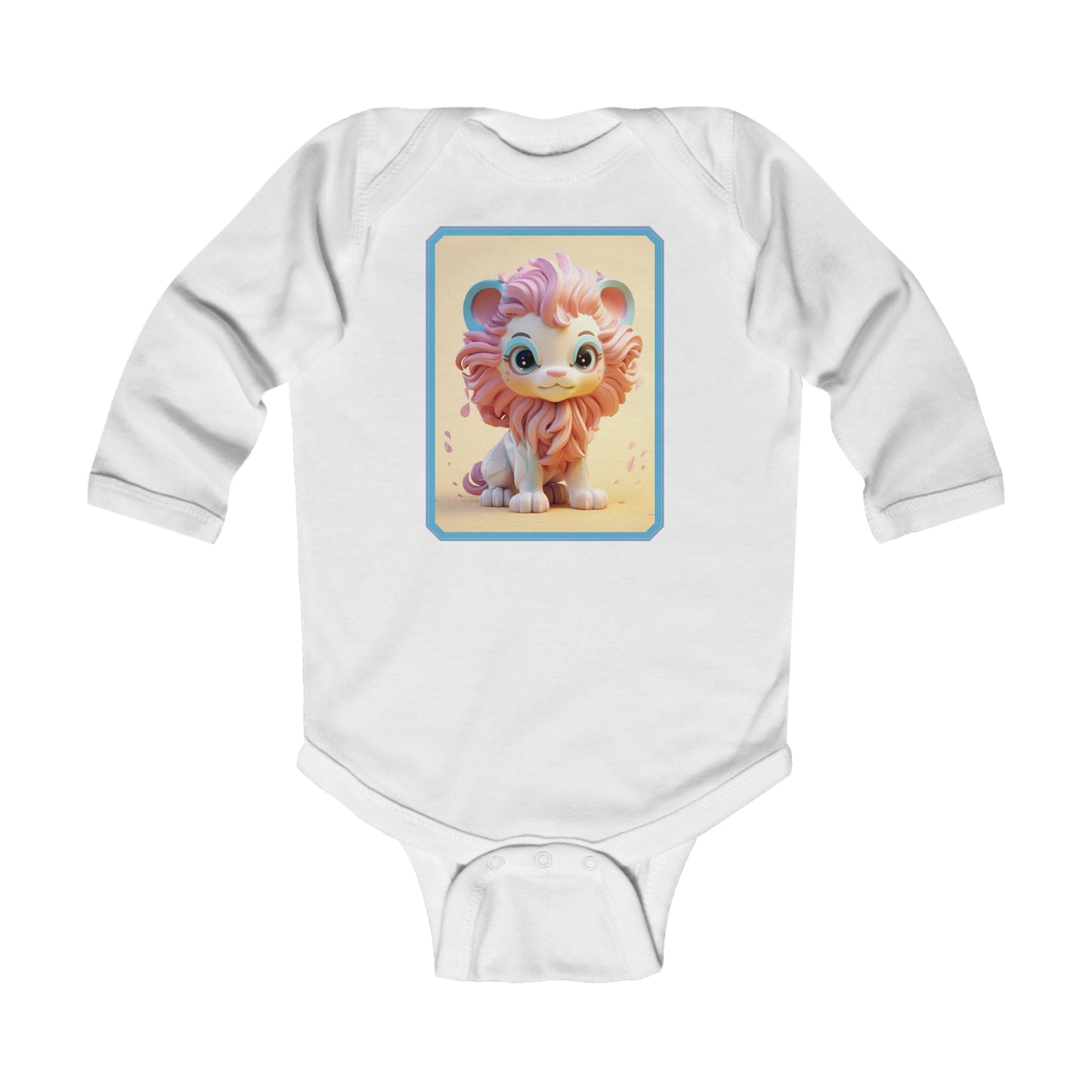 Infant Long Sleeve Bodysuit Lion 3