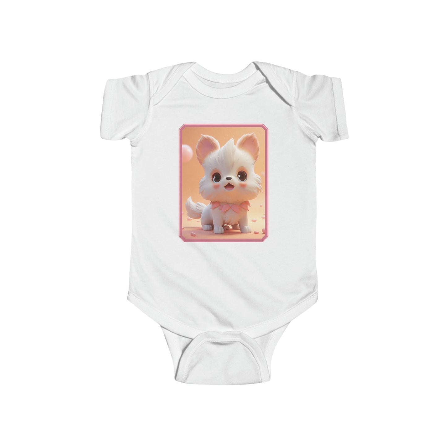 Infant Fine Jersey Bodysuit Dog 2