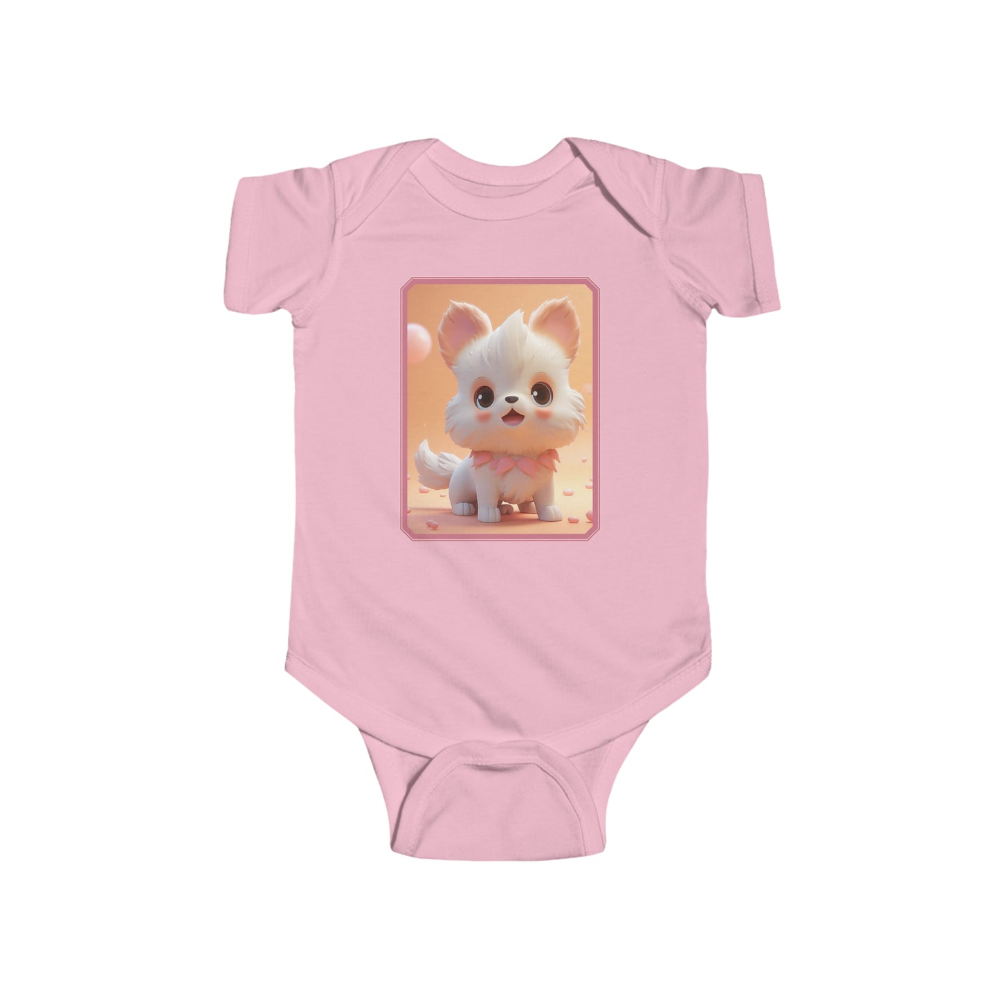 Infant Fine Jersey Bodysuit Dog 2