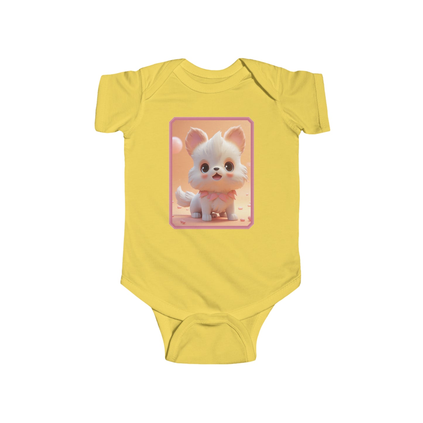 Infant Fine Jersey Bodysuit Dog 2