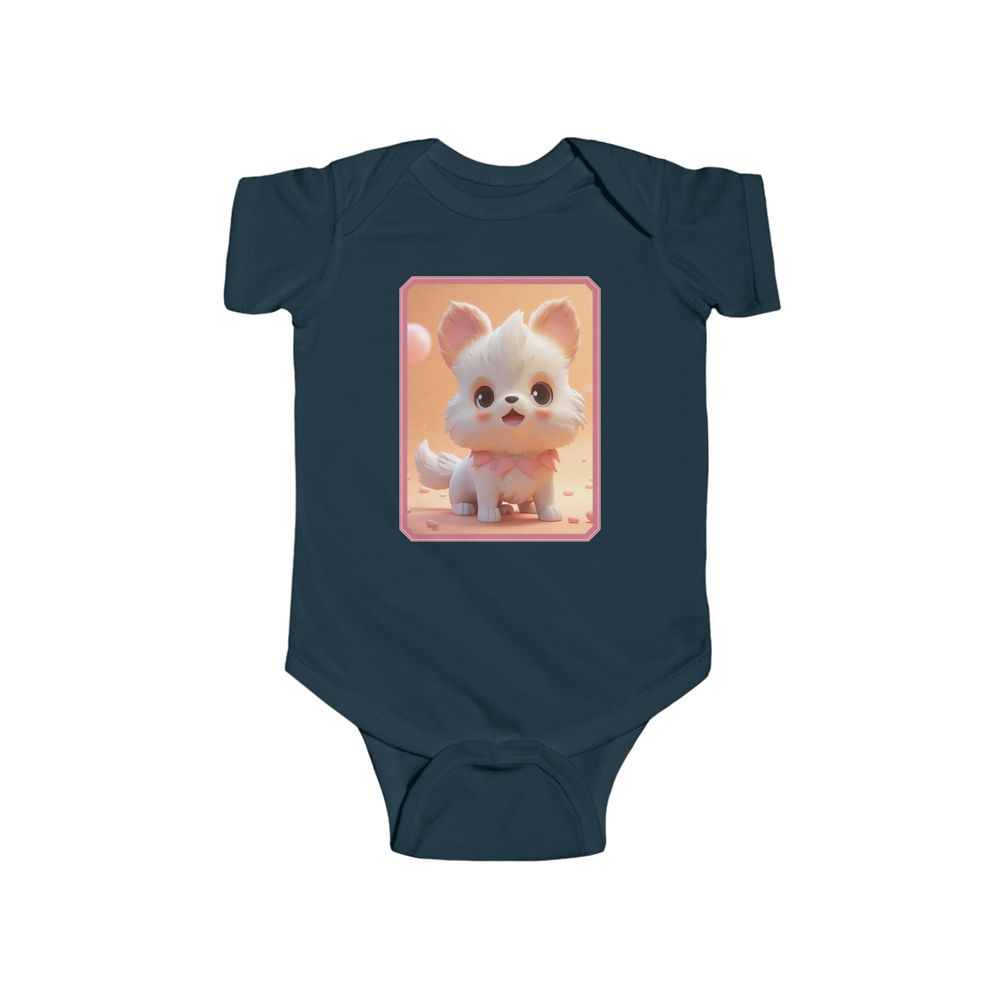 Infant Fine Jersey Bodysuit Dog 2