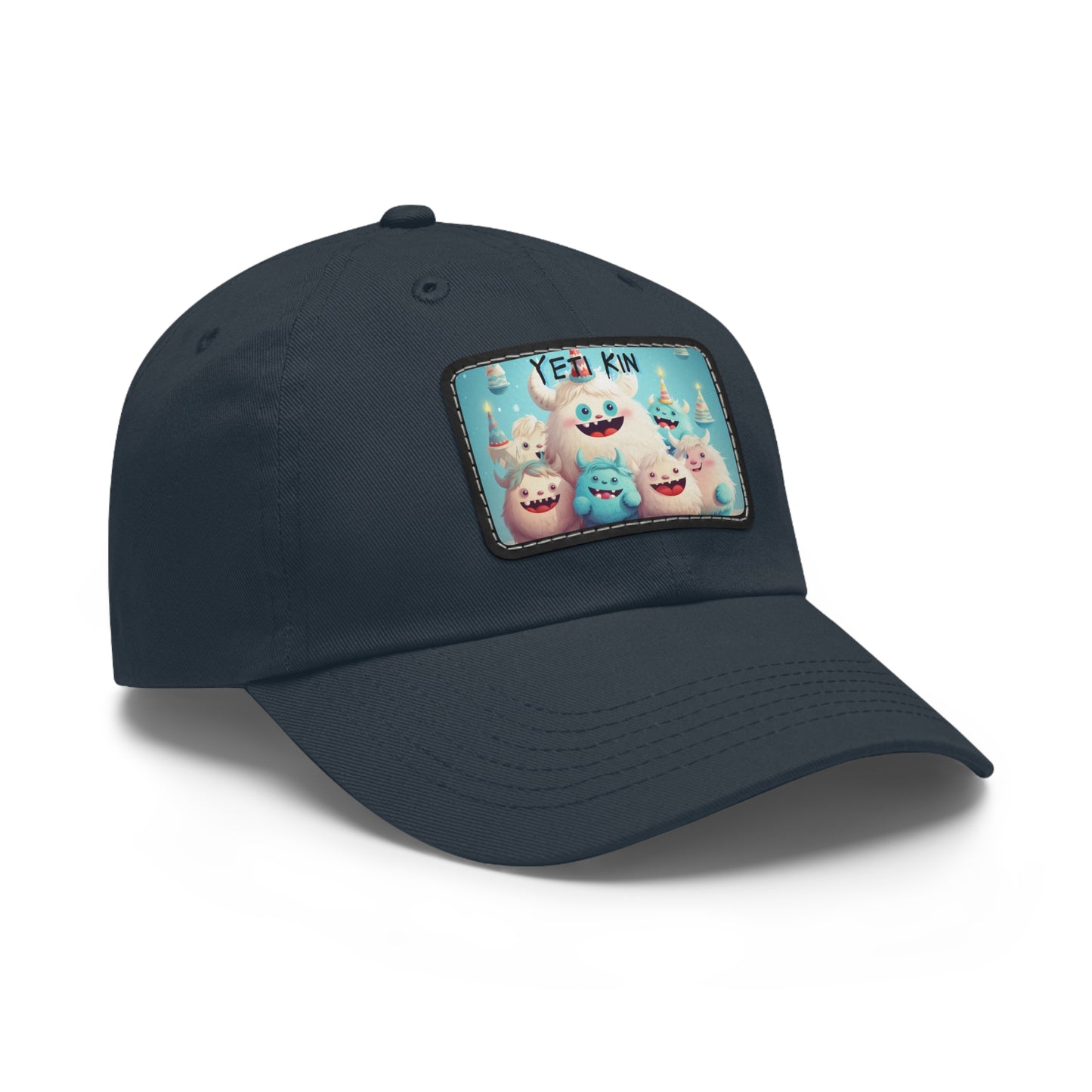 Dad Hat with Leather Patch (Rectangle) Yeti Kin 10