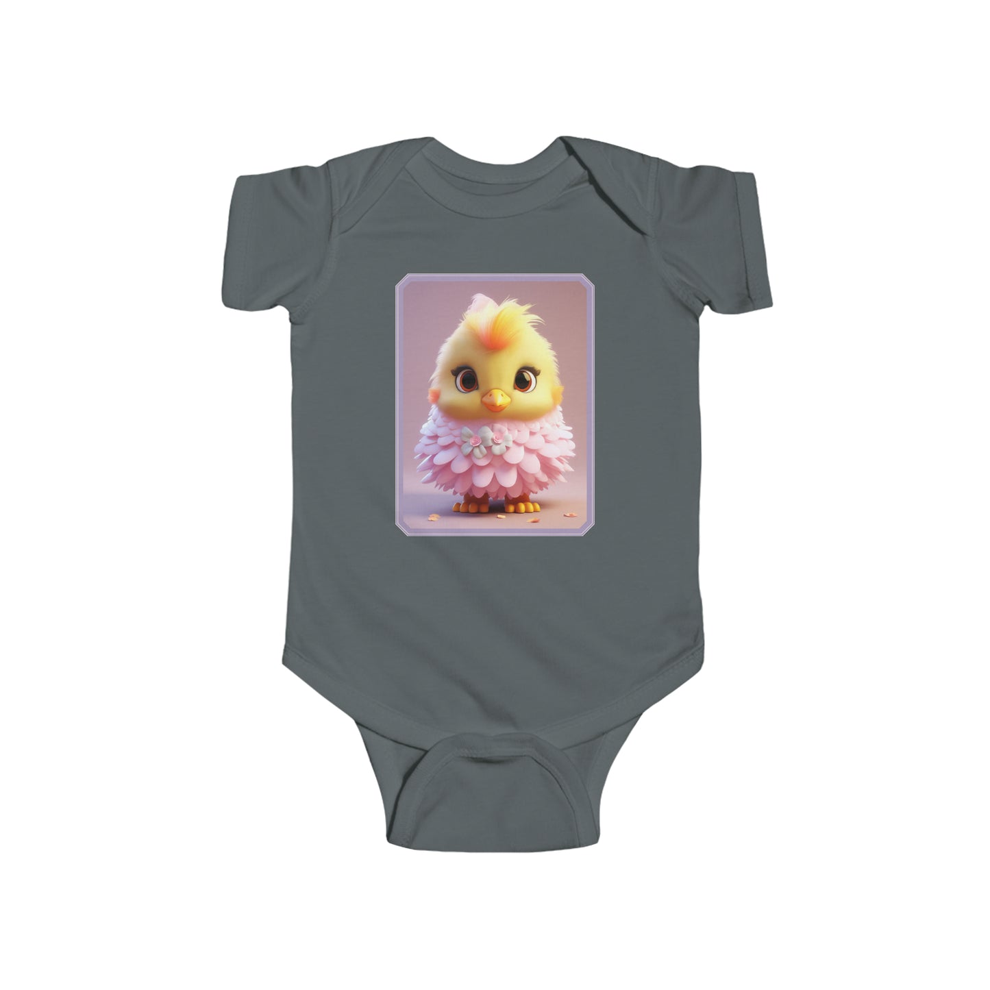 Infant Fine Jersey Bodysuit Chicken 3