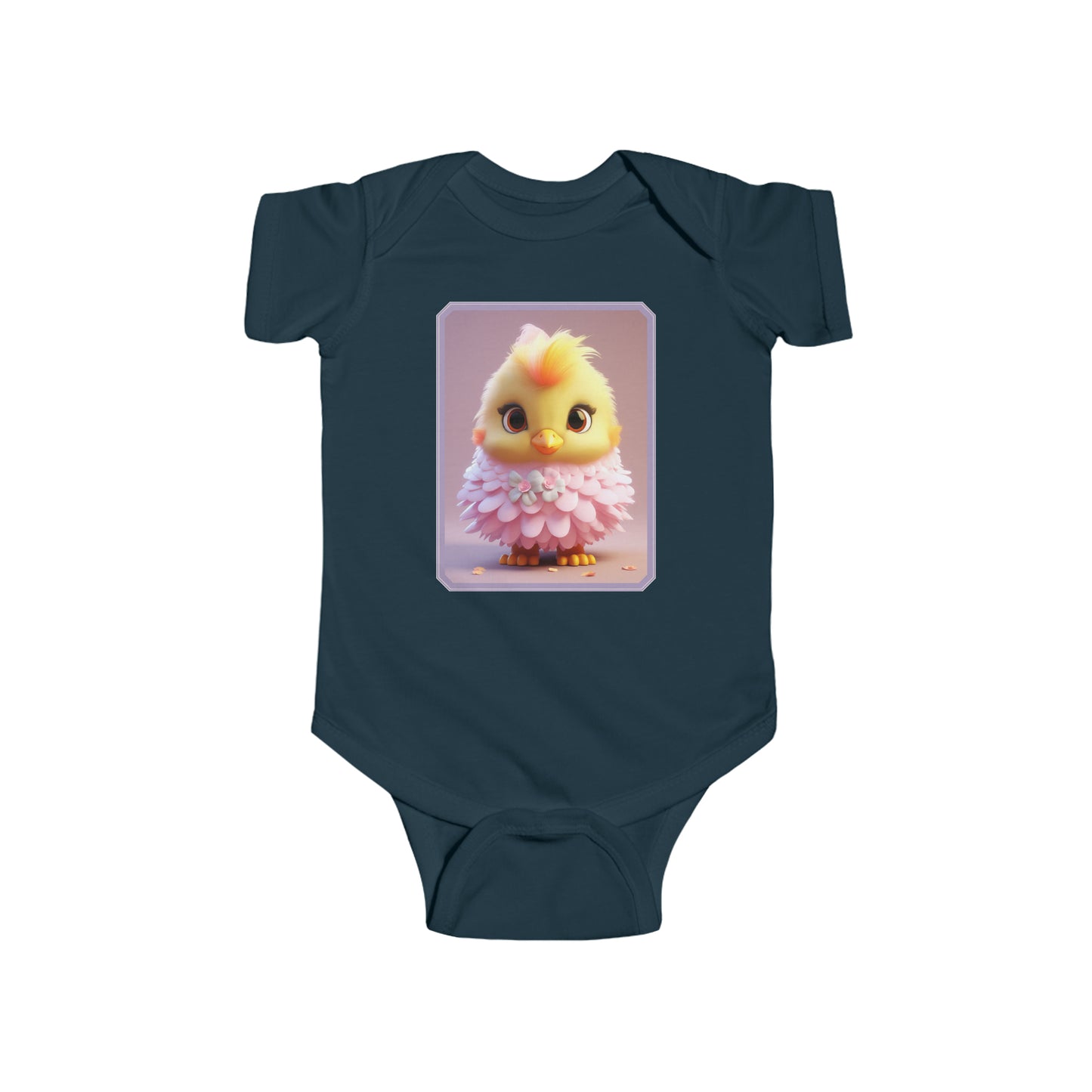 Infant Fine Jersey Bodysuit Chicken 3