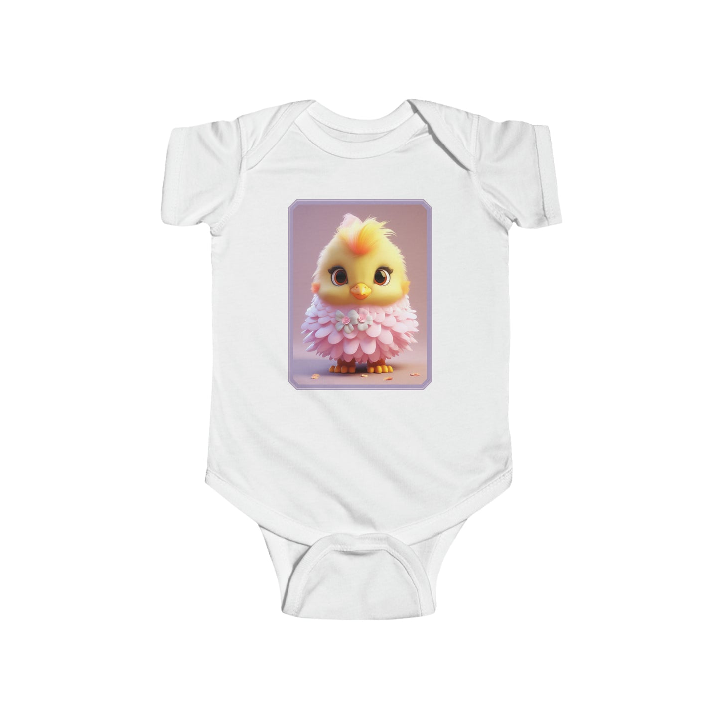 Infant Fine Jersey Bodysuit Chicken 3