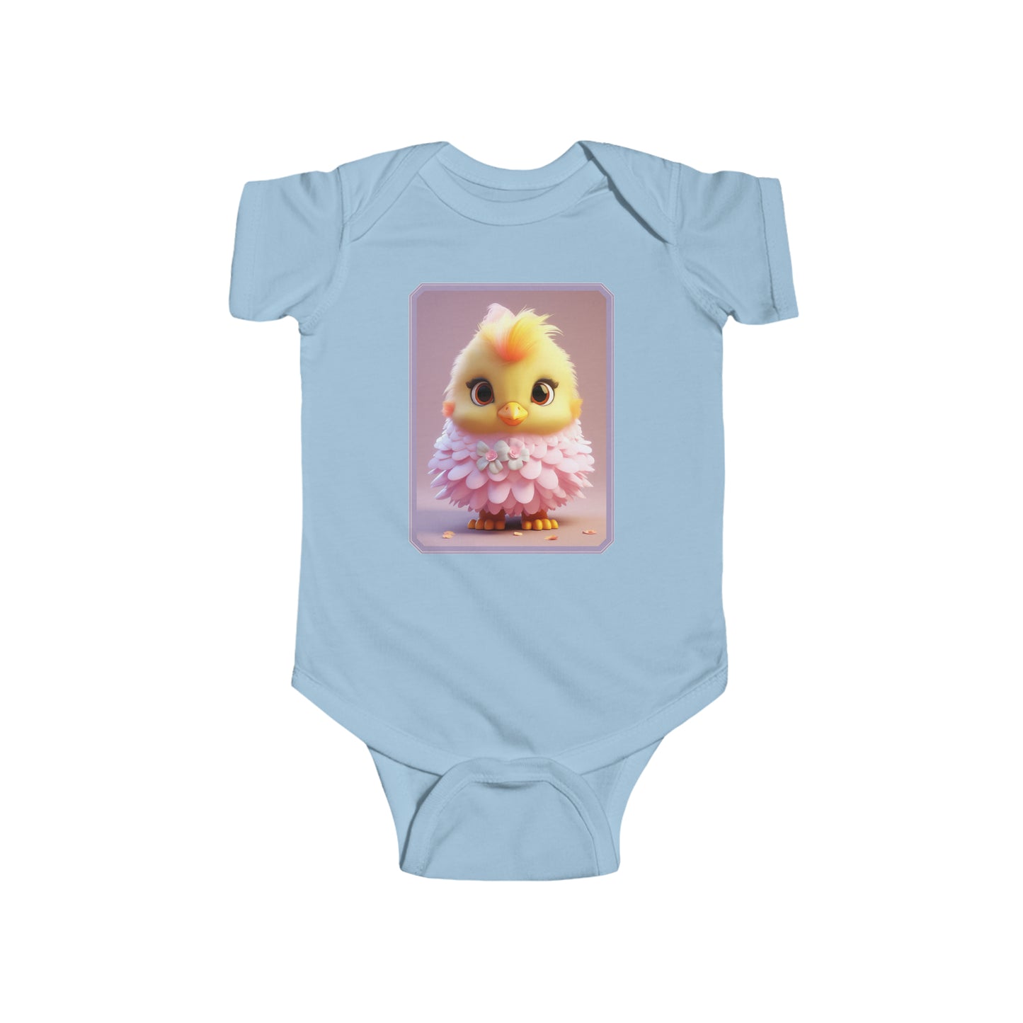 Infant Fine Jersey Bodysuit Chicken 3