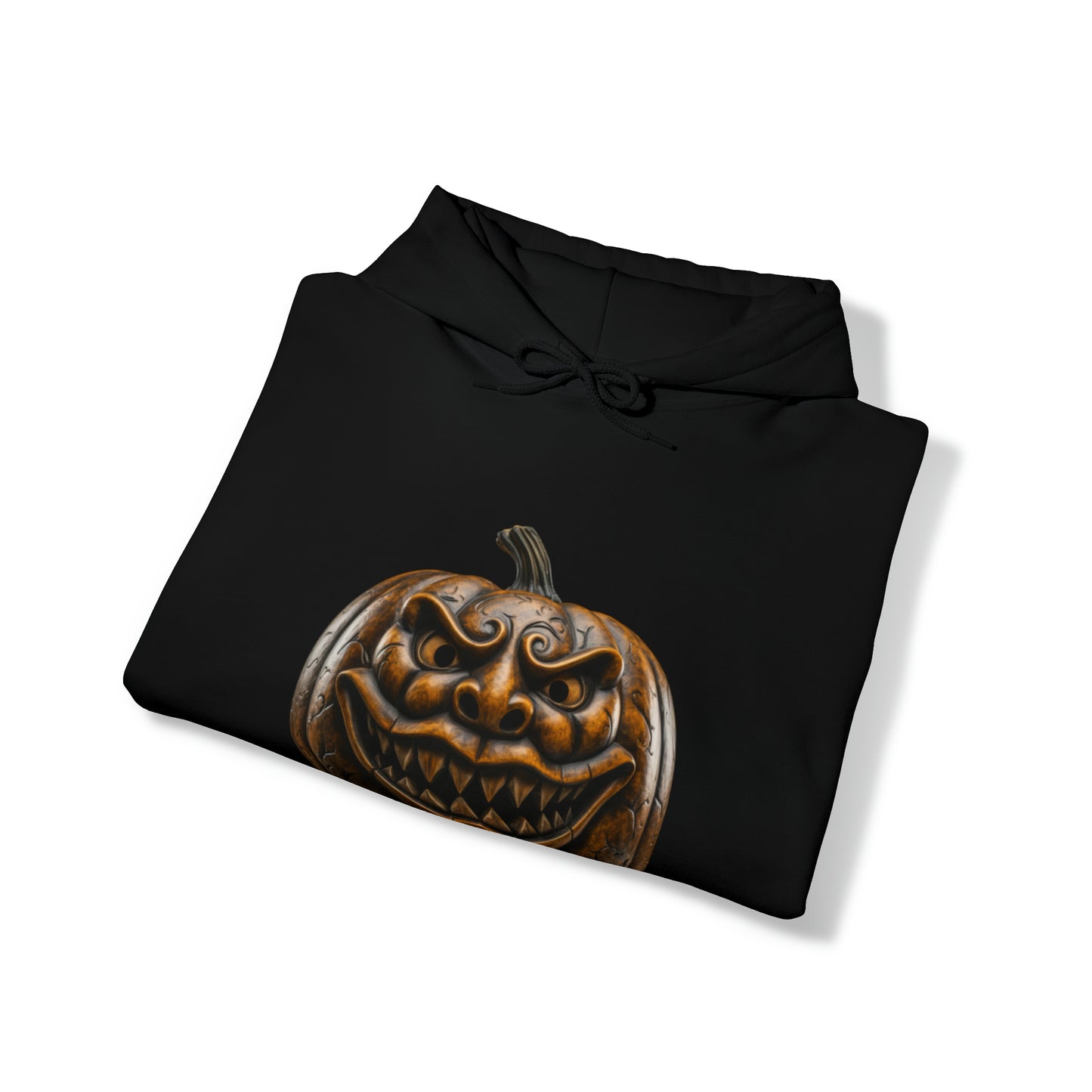 Mens and Womens Spooky Pumpkin Halloween Hoodie Sweatshirt