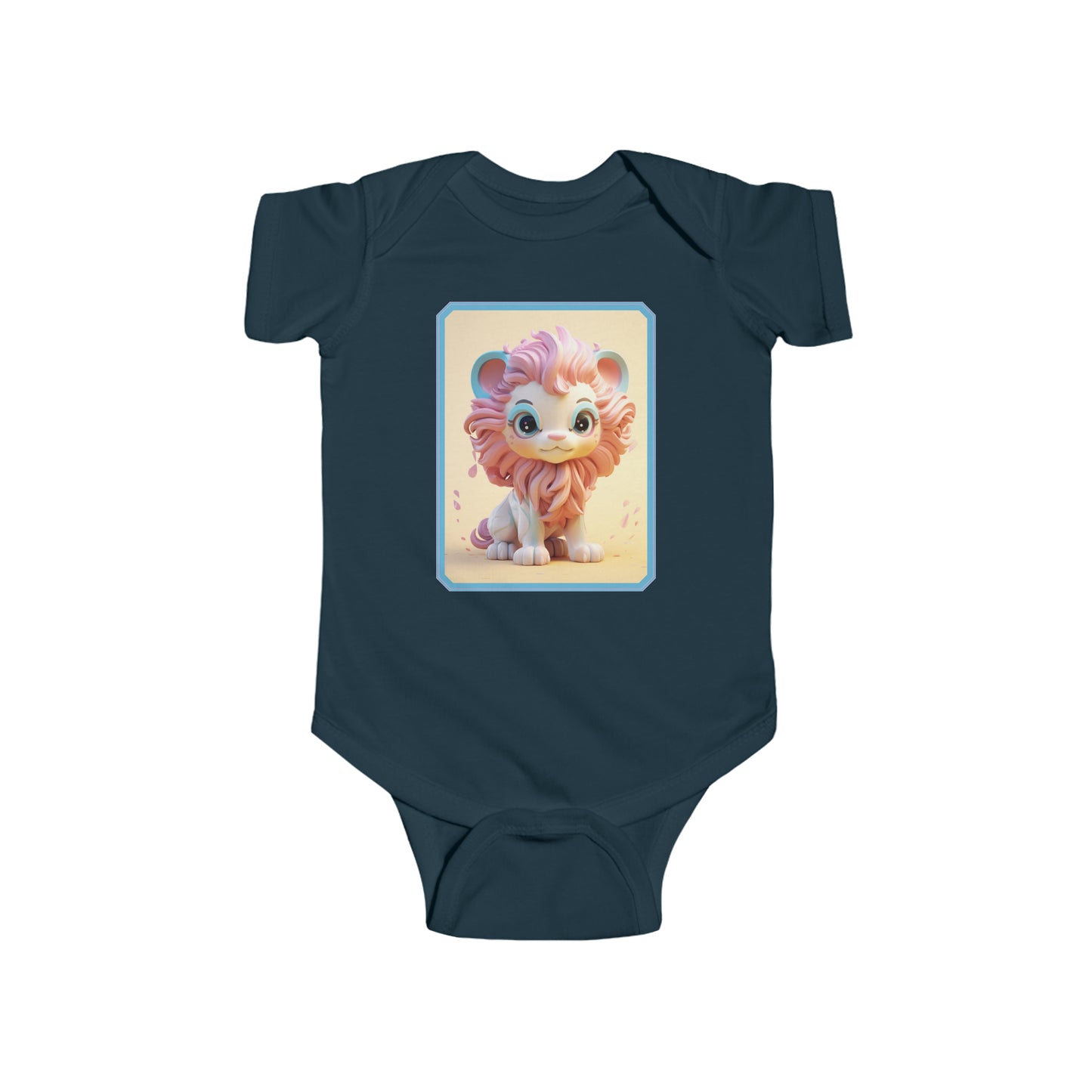 Infant Fine Jersey Bodysuit Lion 3