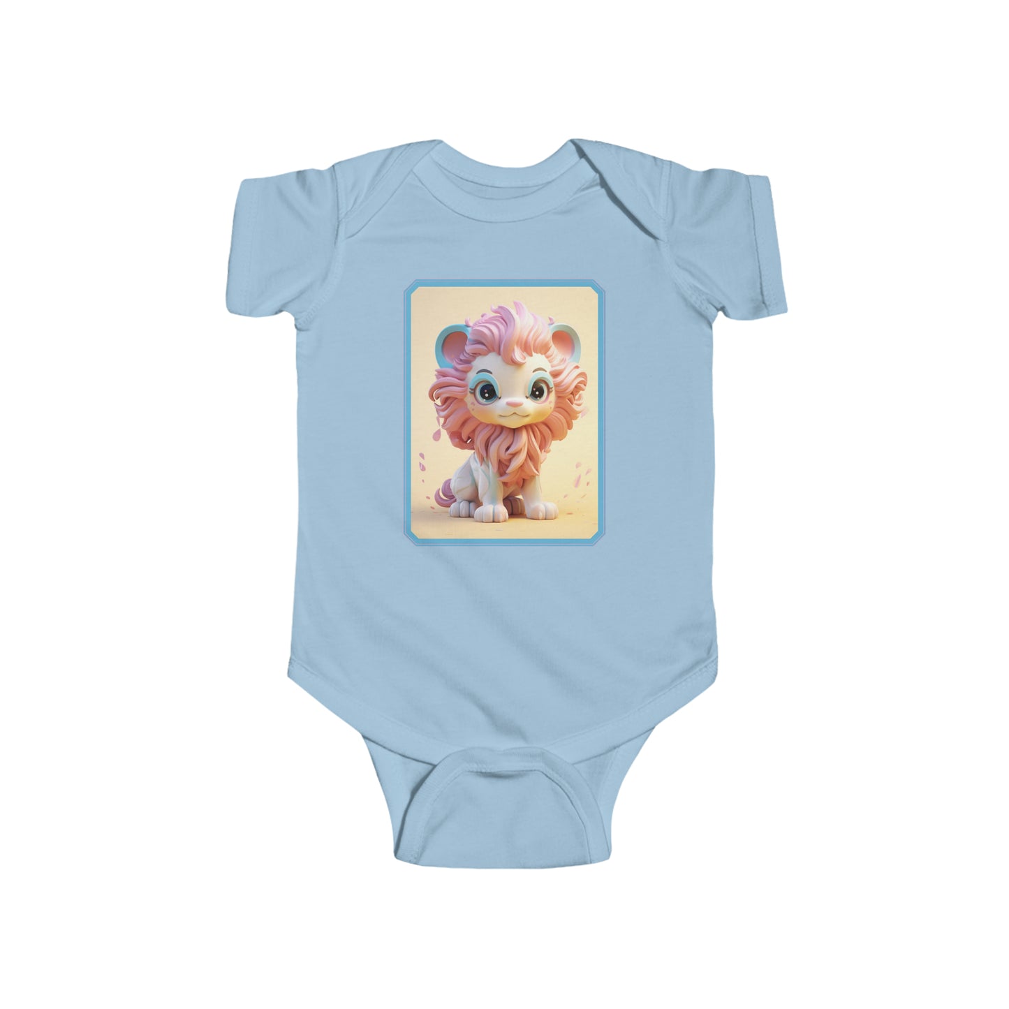 Infant Fine Jersey Bodysuit Lion 3