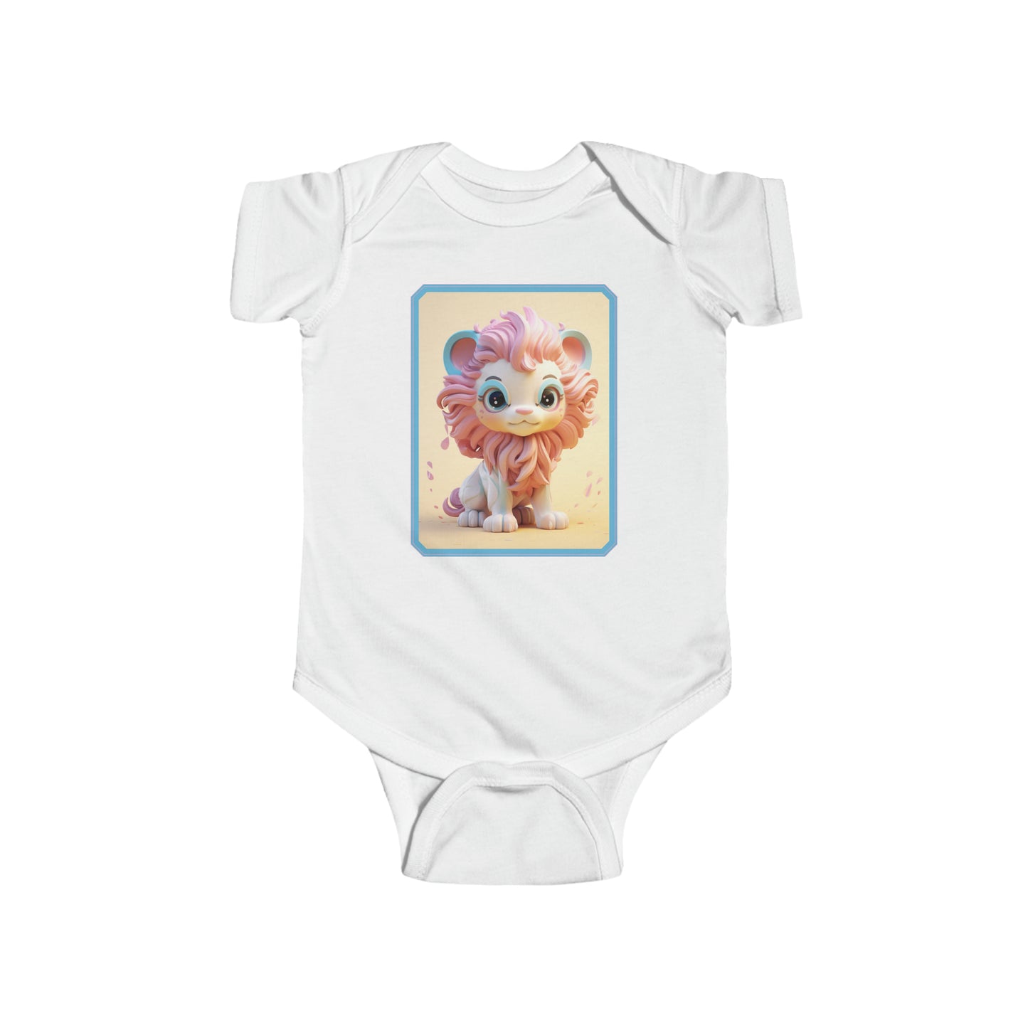 Infant Fine Jersey Bodysuit Lion 3