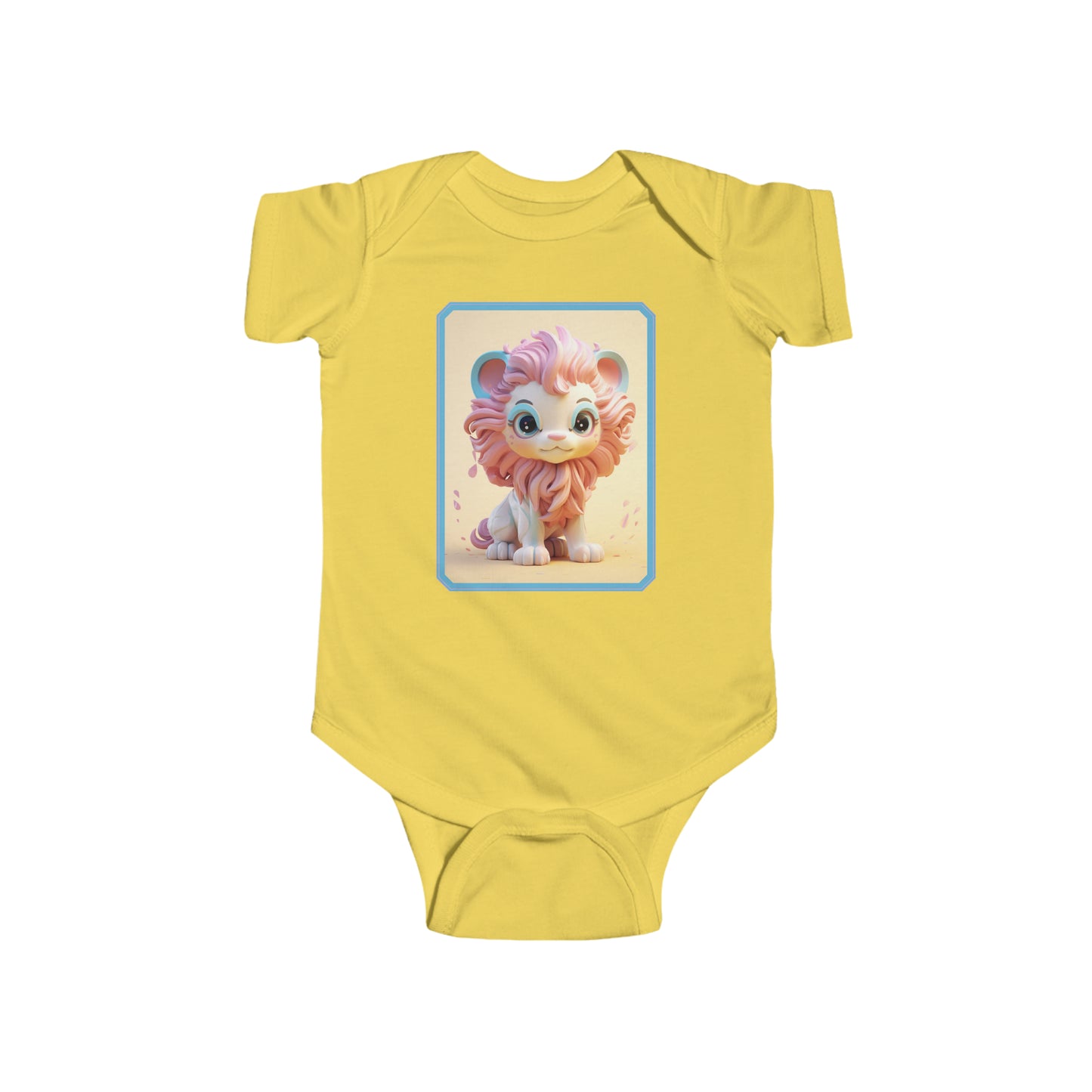 Infant Fine Jersey Bodysuit Lion 3