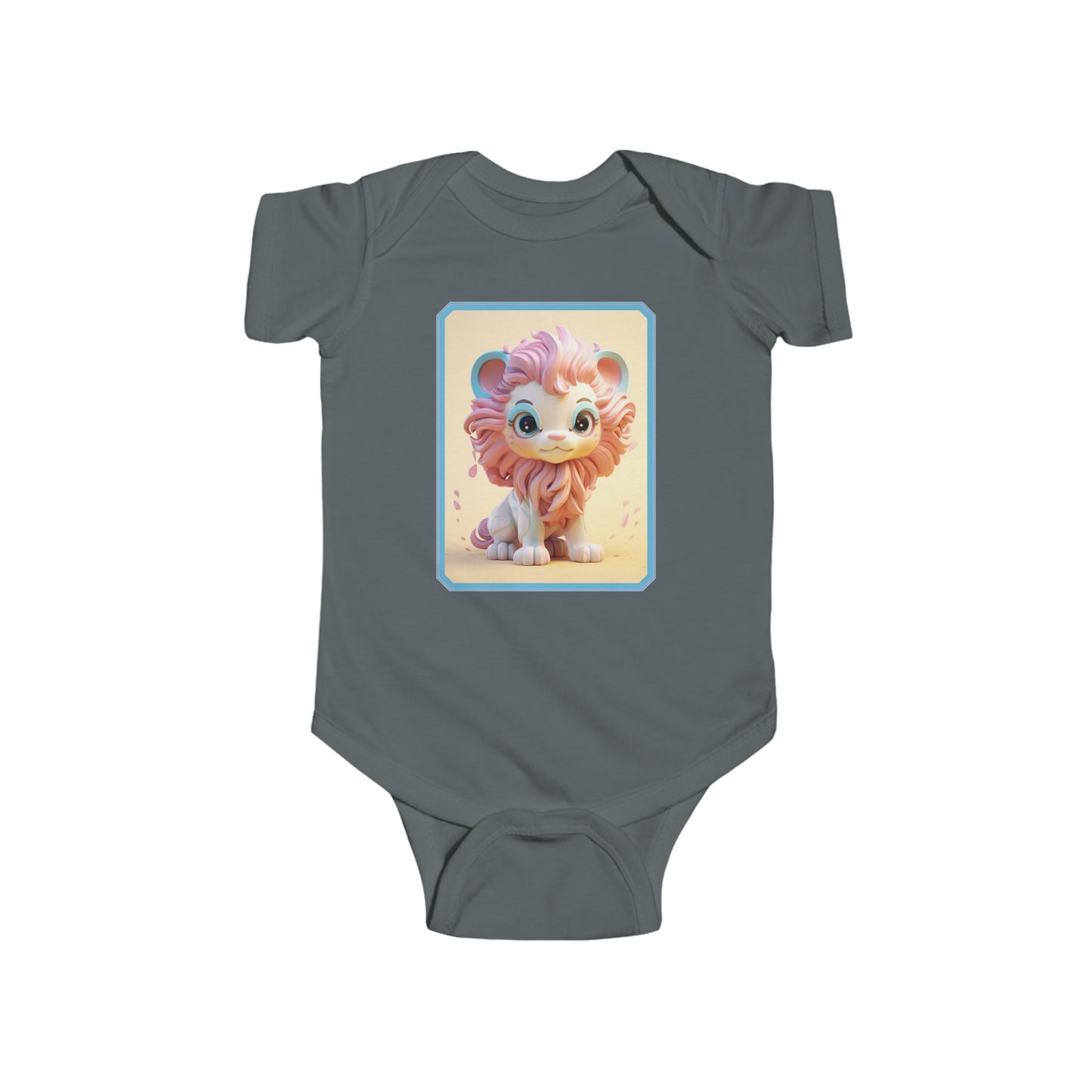 Infant Fine Jersey Bodysuit Lion 3