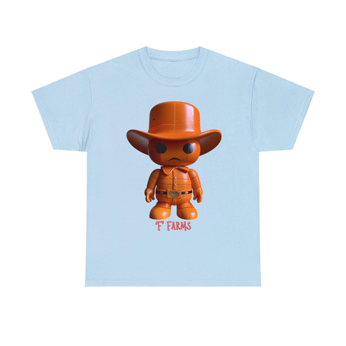 Unisex Heavy Cotton Tee F Farms Cowboy