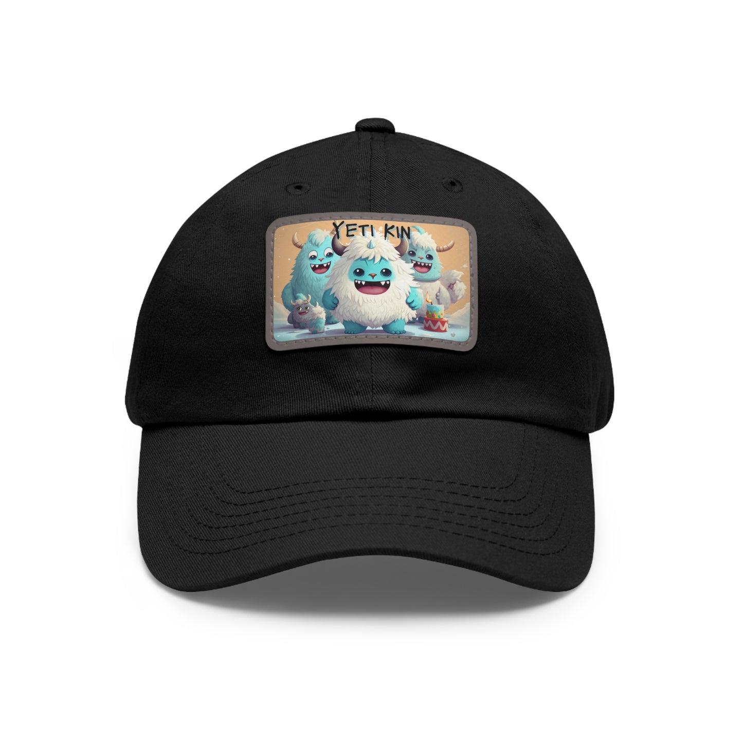 Gorro de Papá con Parche de Cuero (Rectángulo) Yeti Kin 5