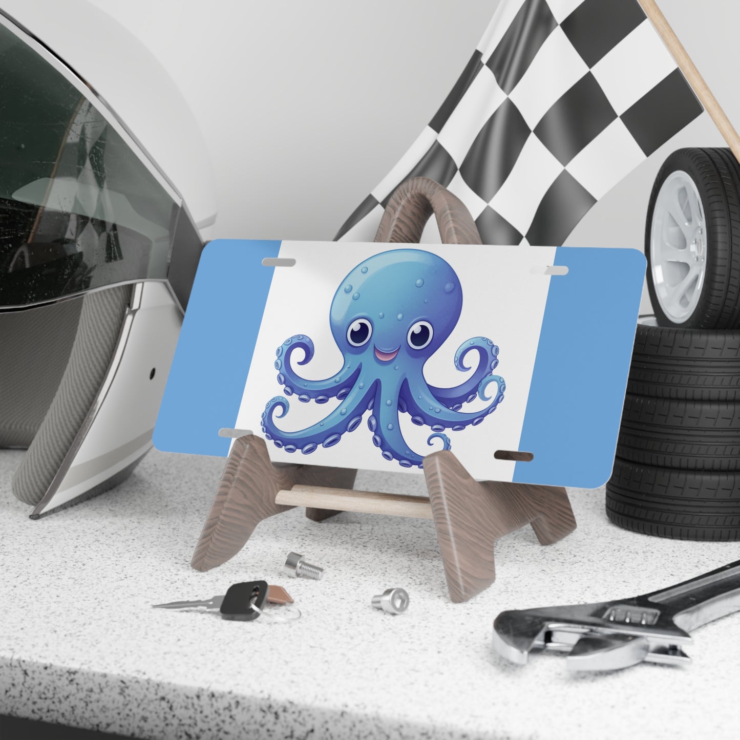 Vanity Plate Octopus