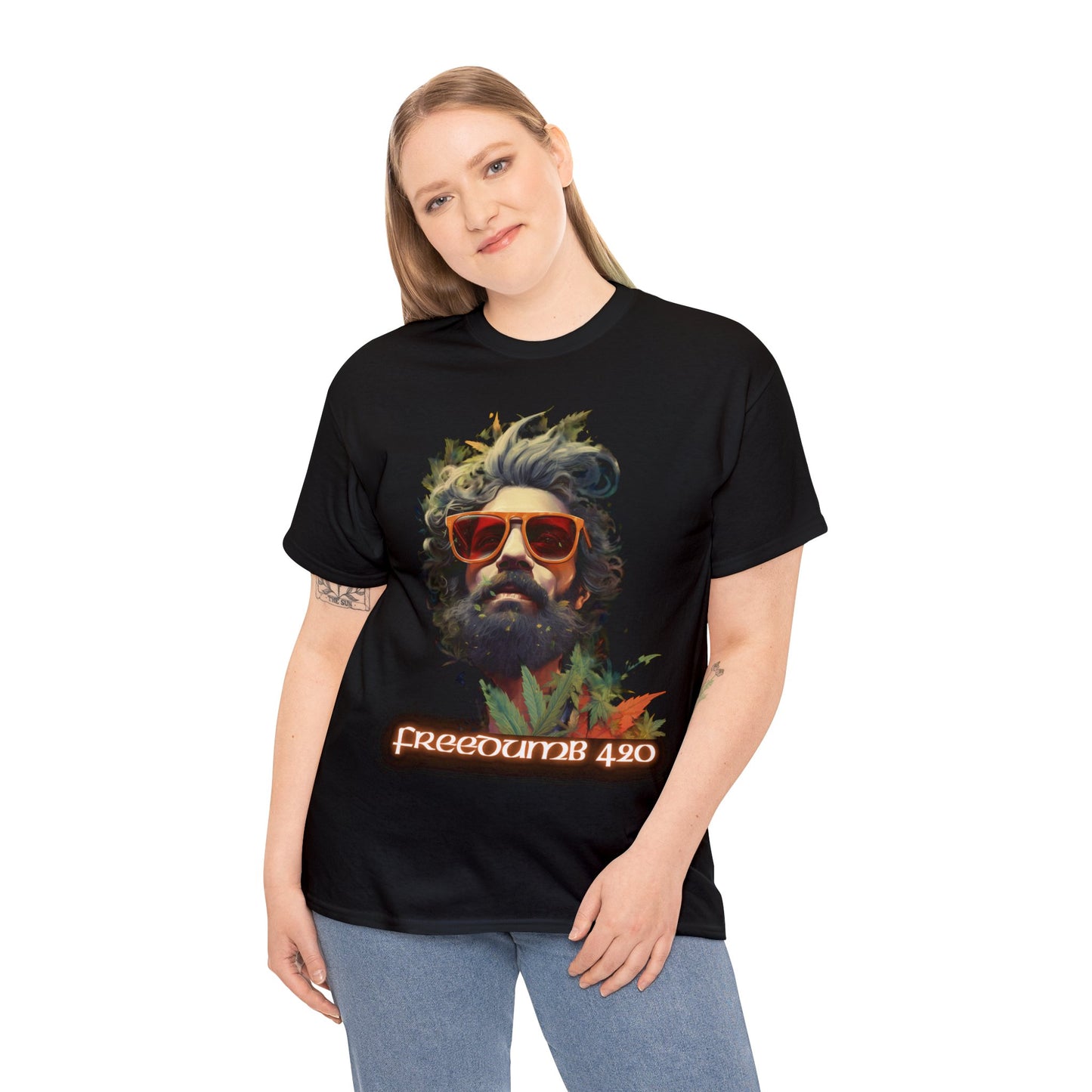 Camiseta unisex de algodón pesado Freedumb 420