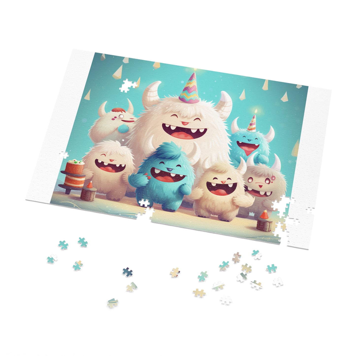 Jigsaw Puzzle (30, 110, 252, 500,1000-Piece) Yeti Kin Party 9