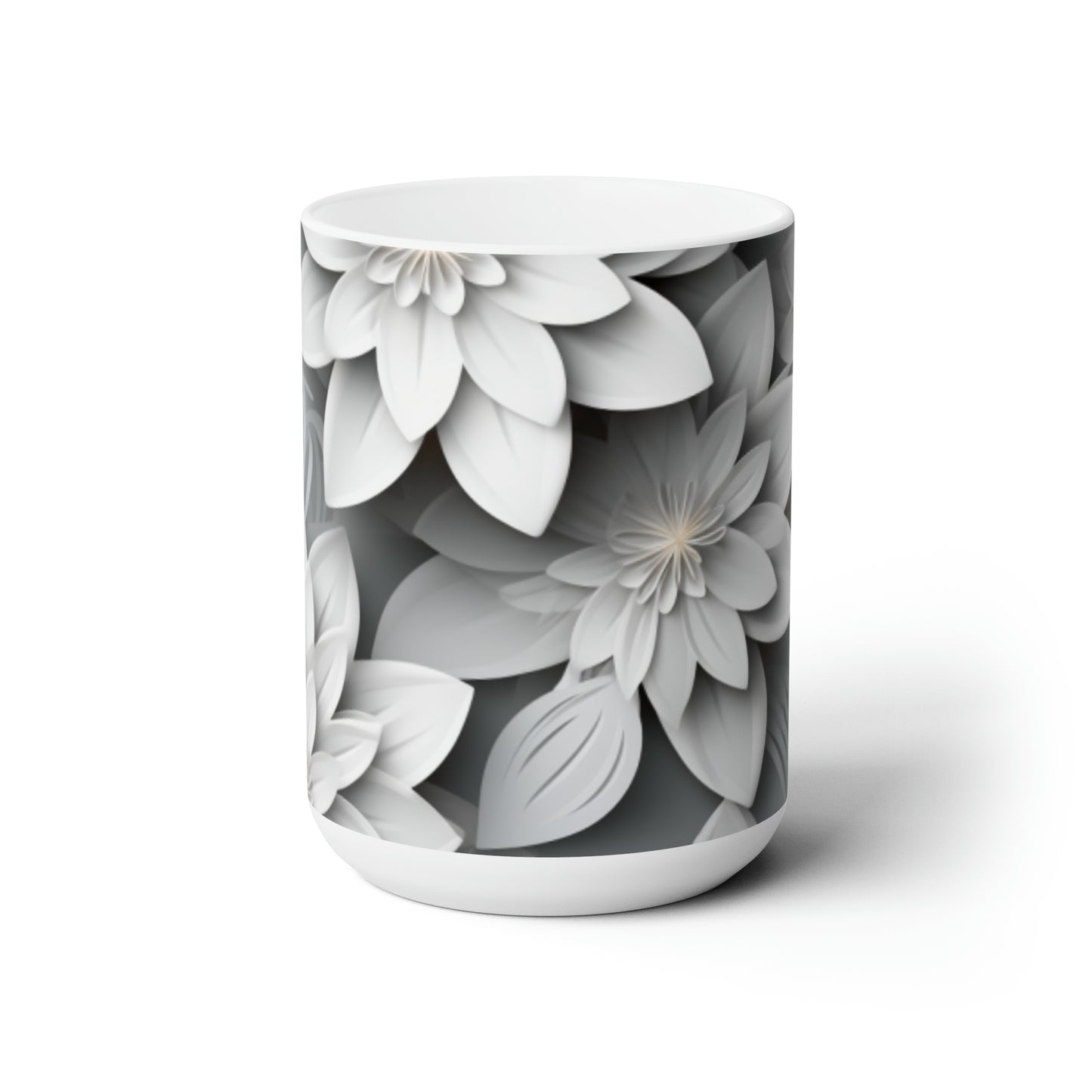 Ceramic Mug 15oz Floral 7