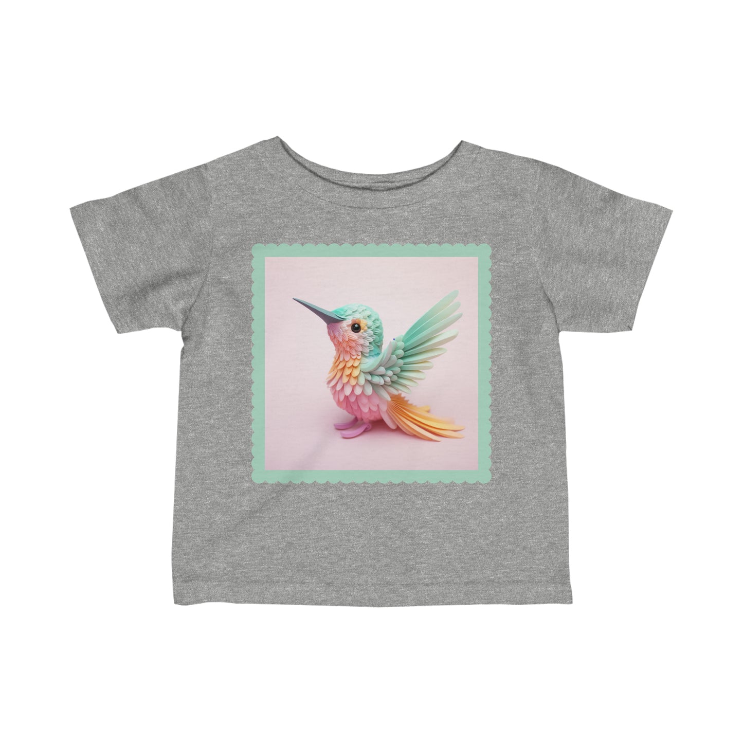 Camiseta Infantil Punto Fino Colibrí 2