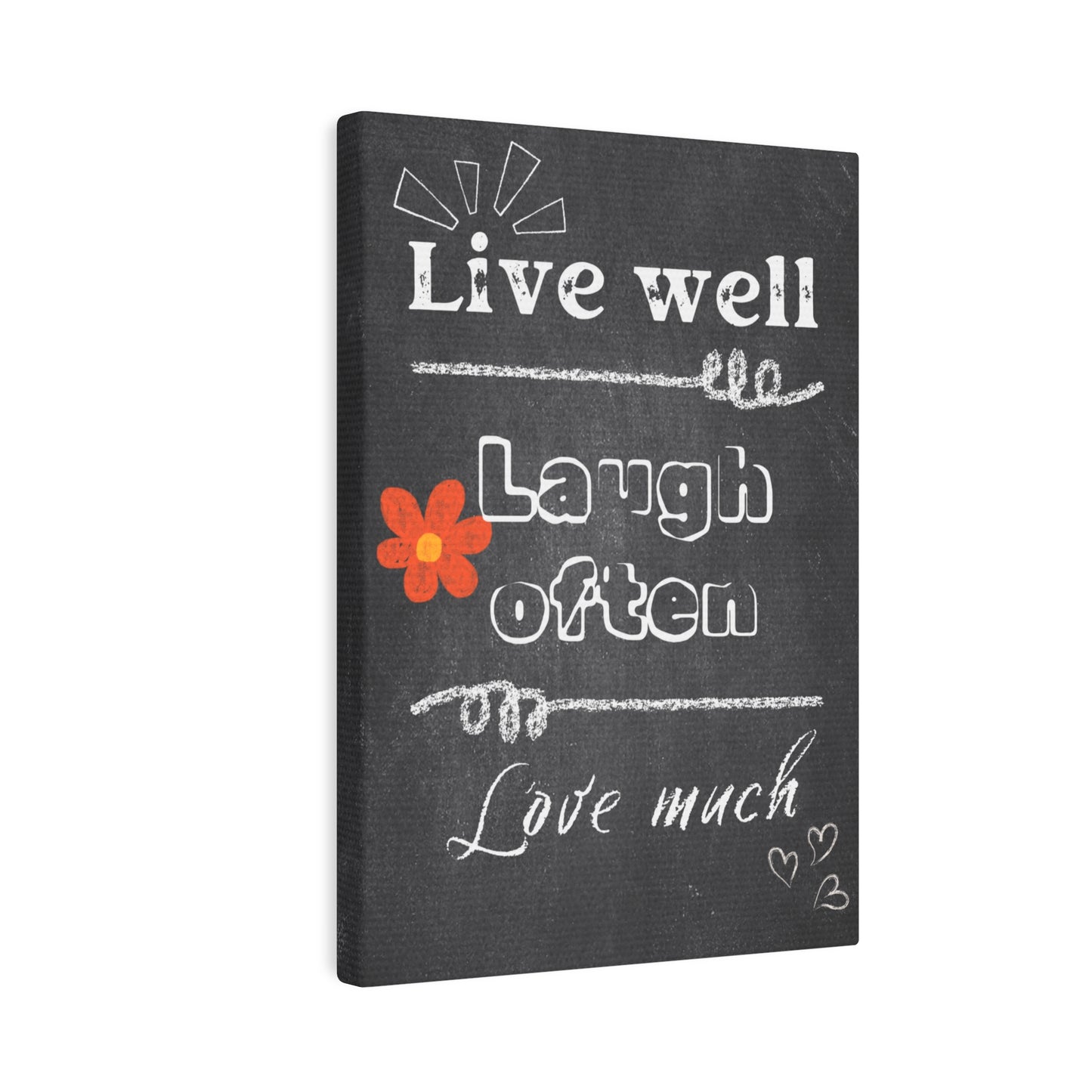 Live Laugh Love Personalized Canvas Art