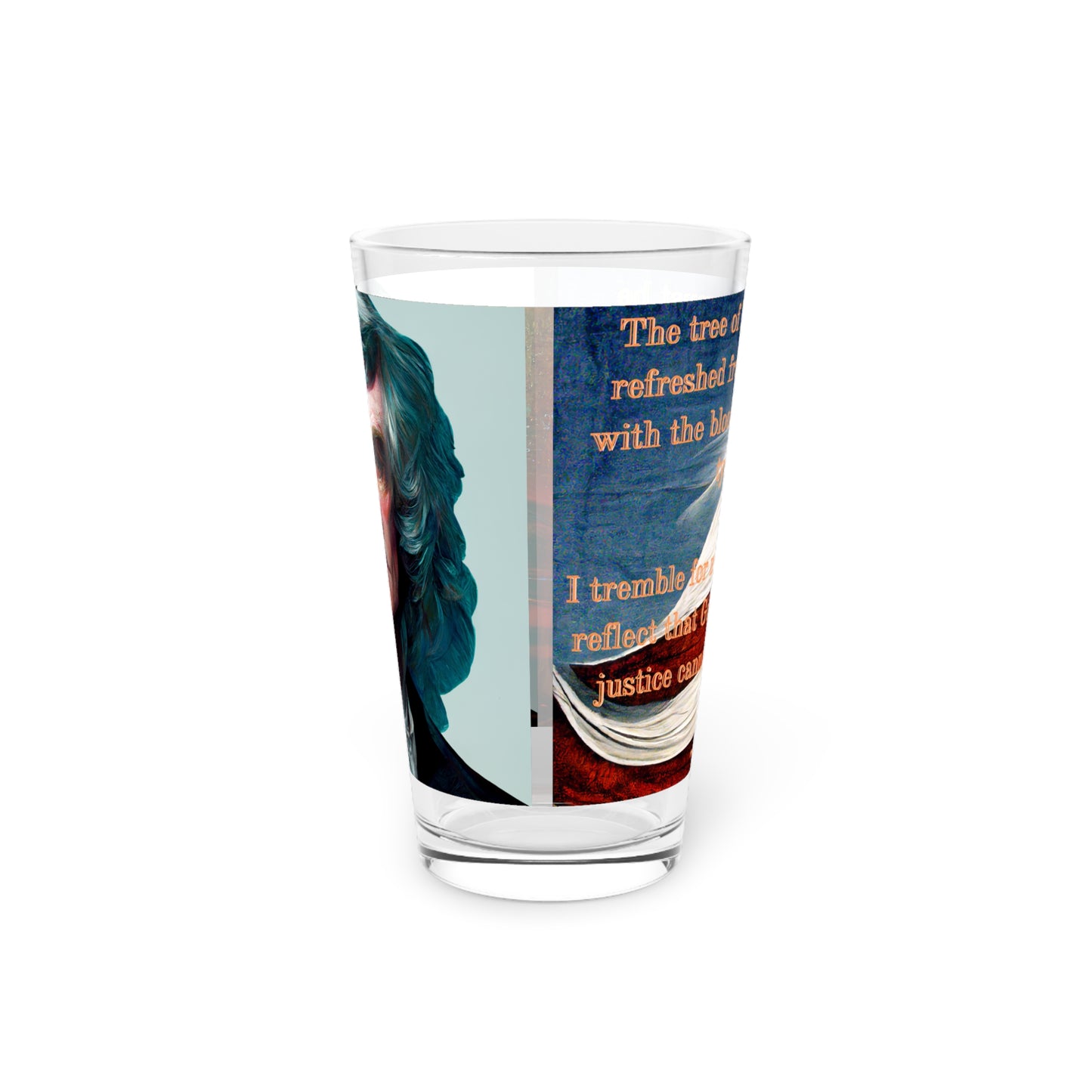 Pint Glass, 16oz Tommy Jeffs