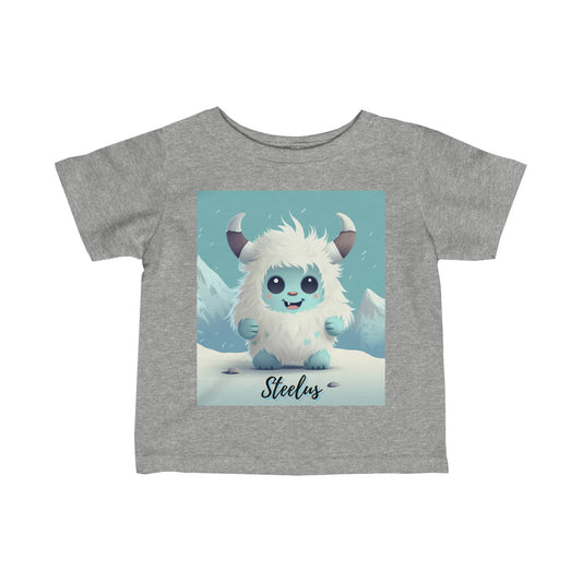 Infant Fine Jersey Tee Yeti Kin Steelus