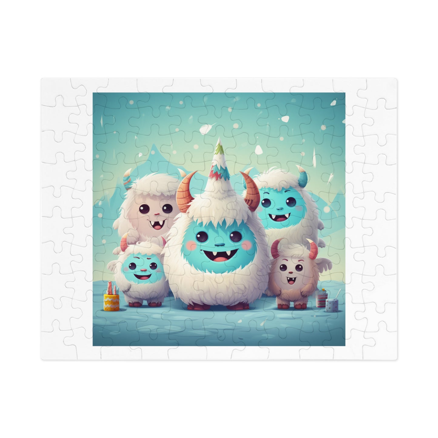 Jigsaw Puzzle (30, 110, 252, 500,1000-Piece) Yeti Kin Party 8