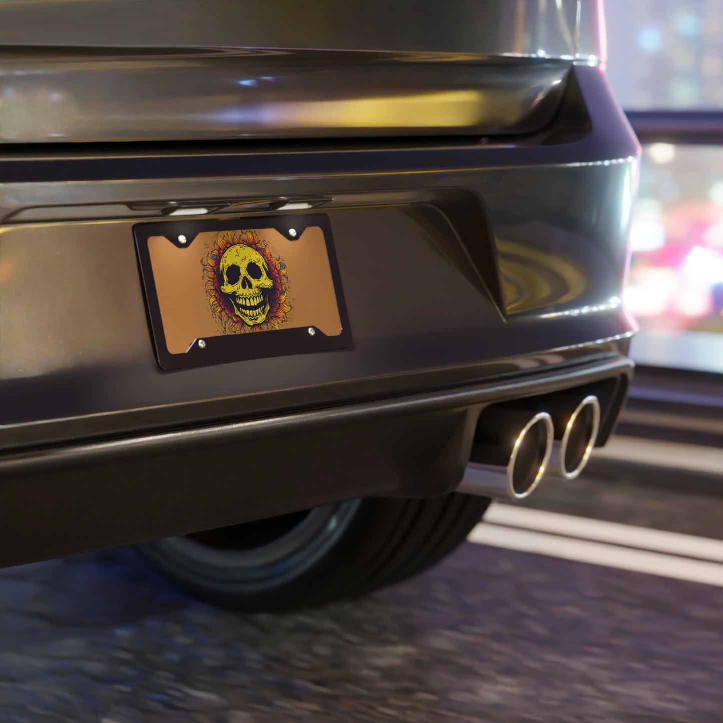 Vanity Plate Skull