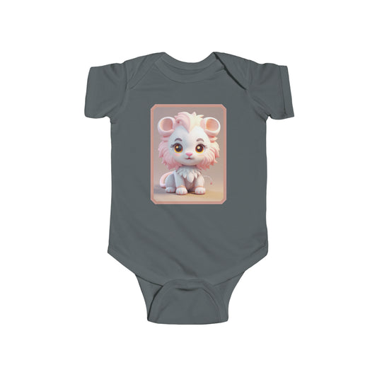 Infant Fine Jersey Bodysuit Lion 4