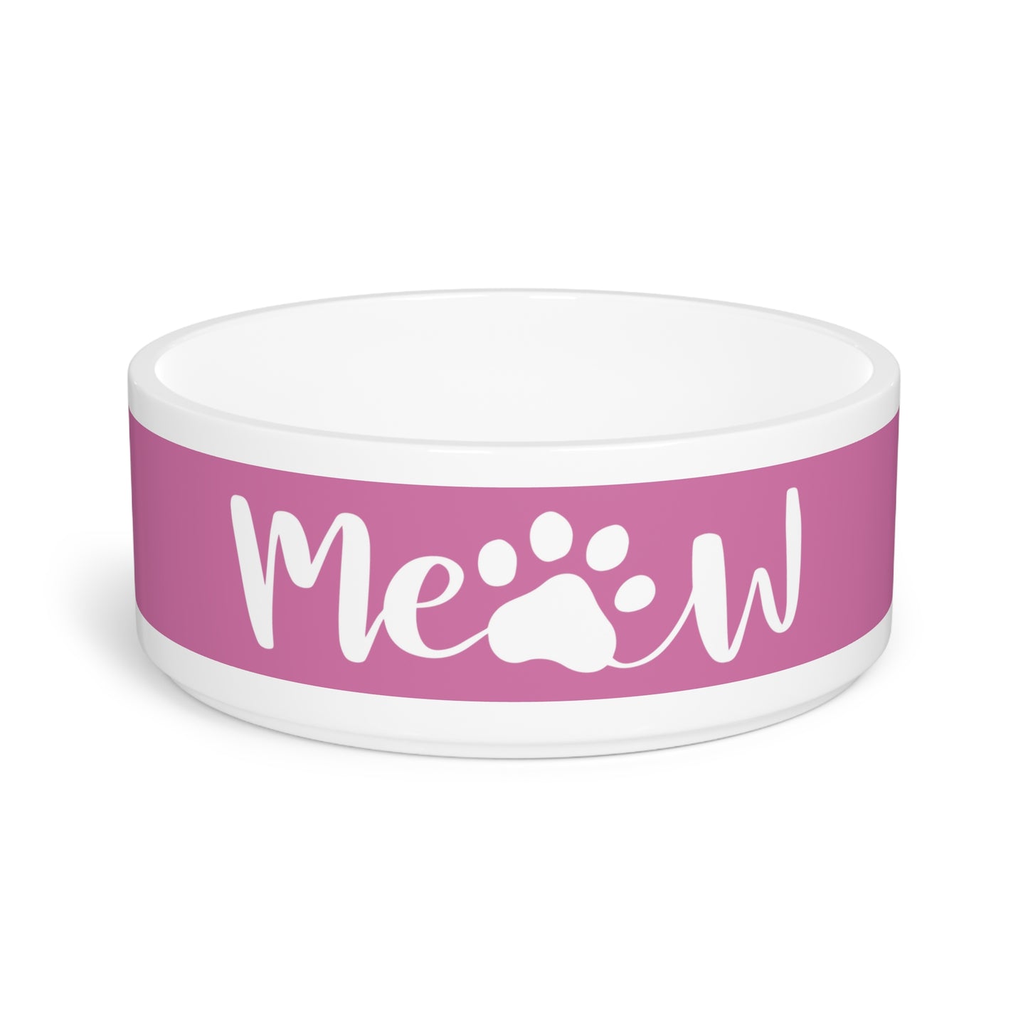 Pet Bowl Pink Meow