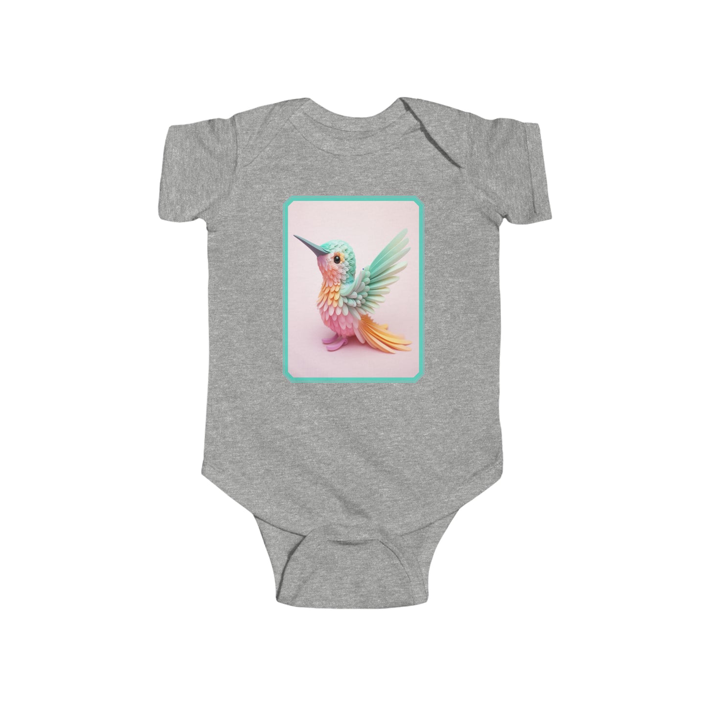 Infant Fine Jersey Bodysuit Hummingbird 2